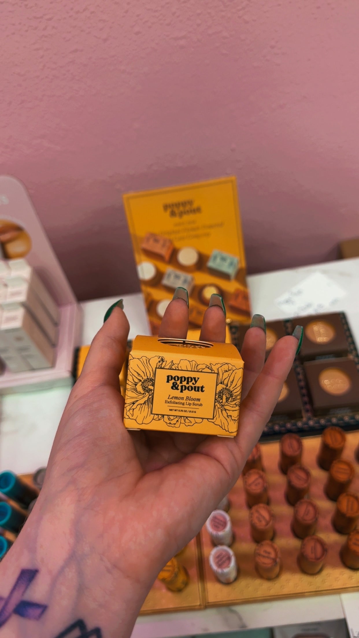 Poppy+Pout Lemon Bloom Exfoliating Lip Scrub