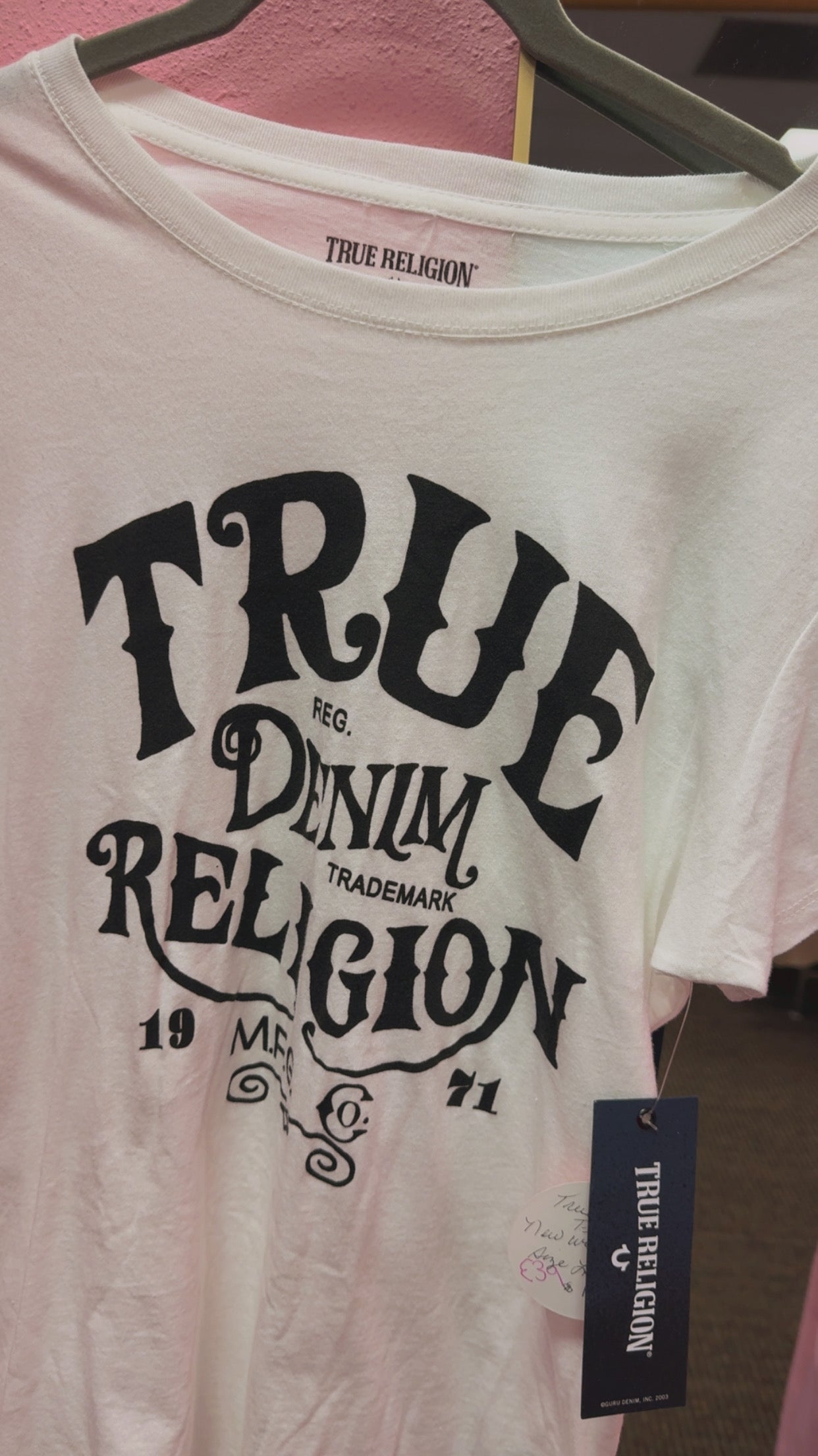True Religion NWT Graphic Tee Size Large