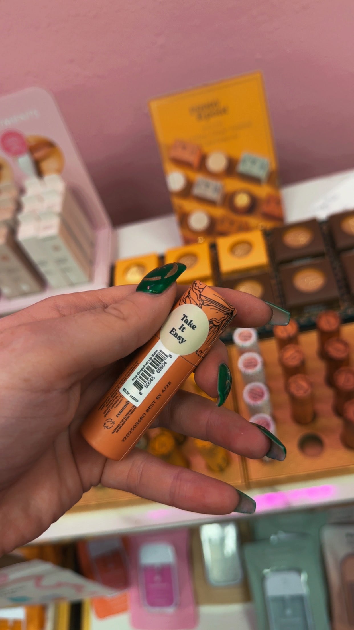 Poppy+Pout 100% Natural Lip Balm- Pink Grapefruit