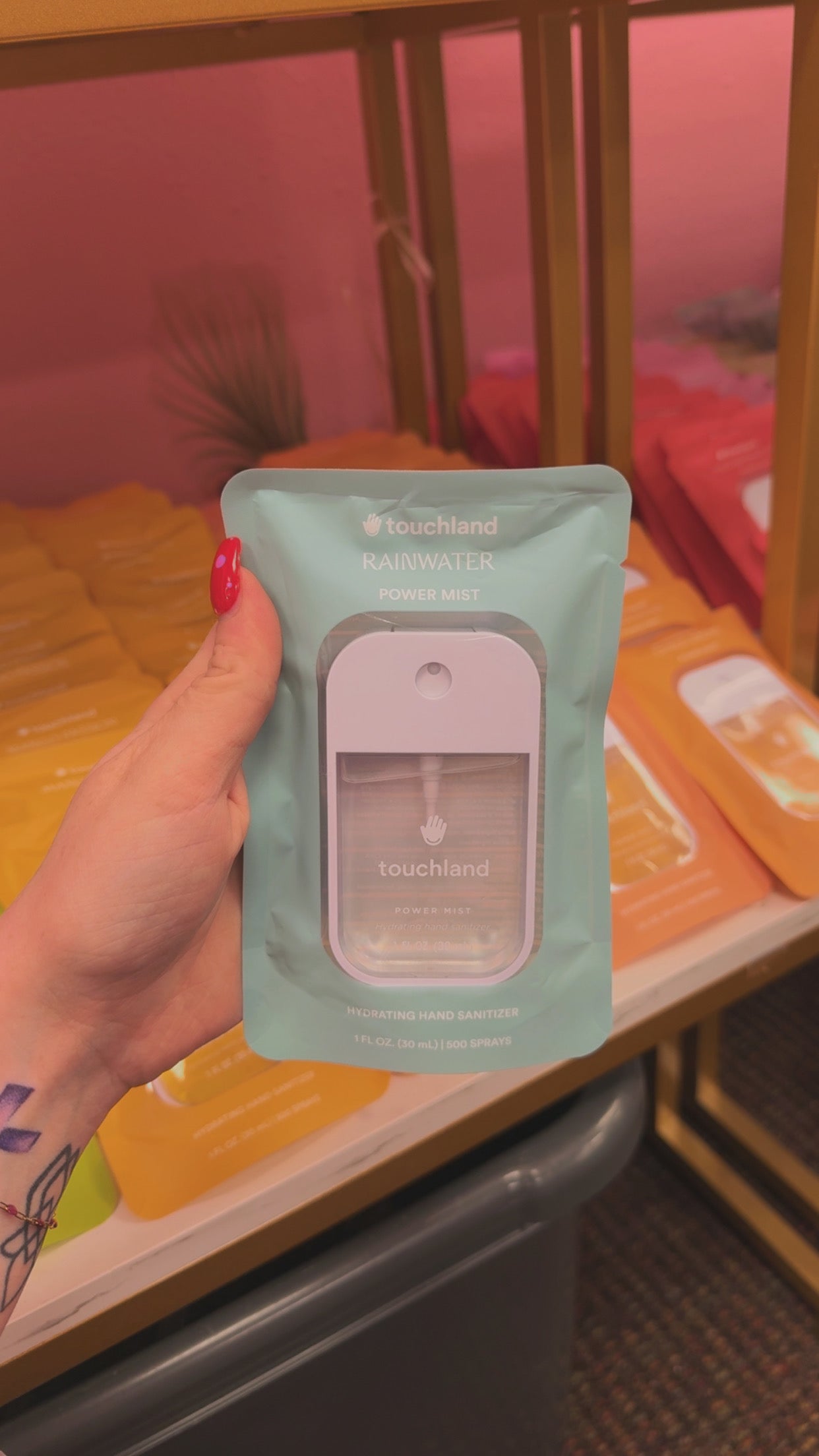 Touchland Hydrating Hand Sanitizer- Rainwater