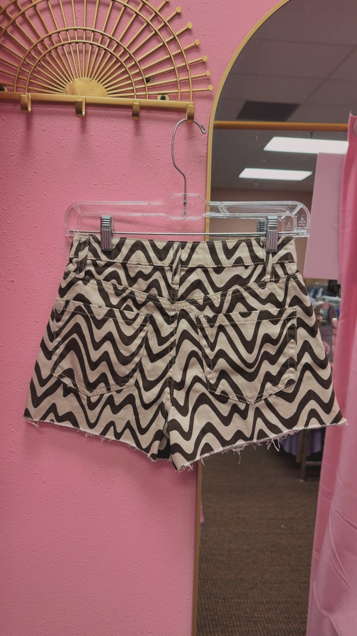 RSQ Squiggle Shorts Size 24