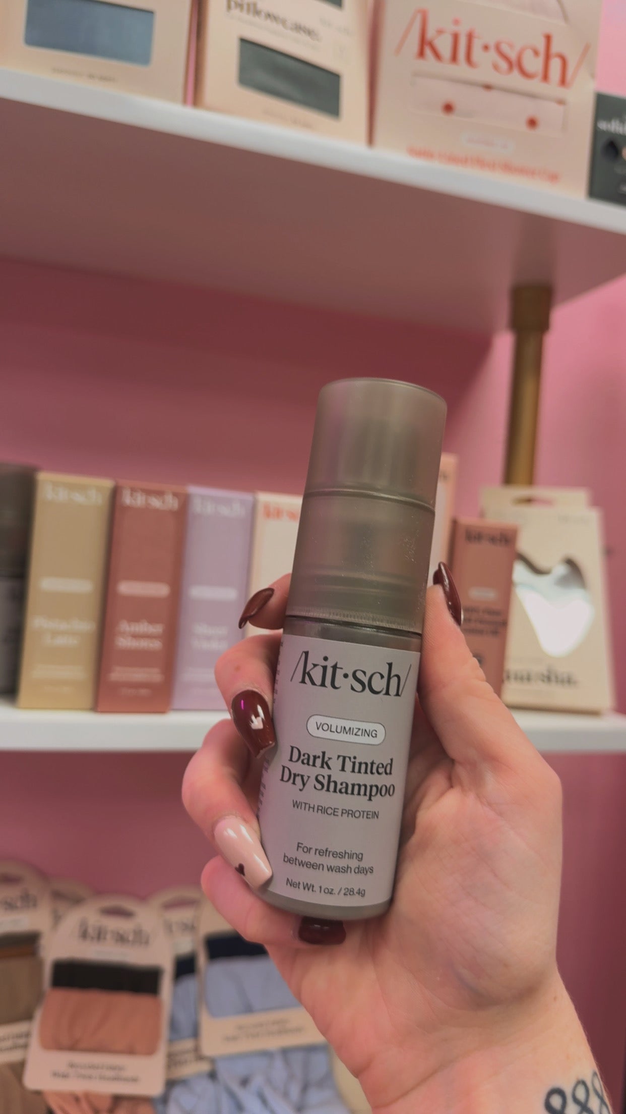 Kit•Sch Volumizing Dark Tinted Dry Shampoo