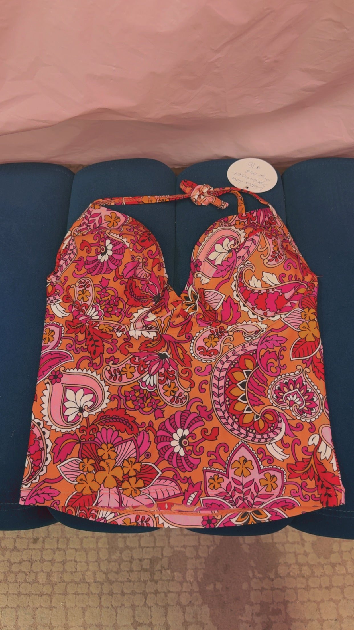 Vintage Victoria’s Secret Tankini Swim Top Size Medium