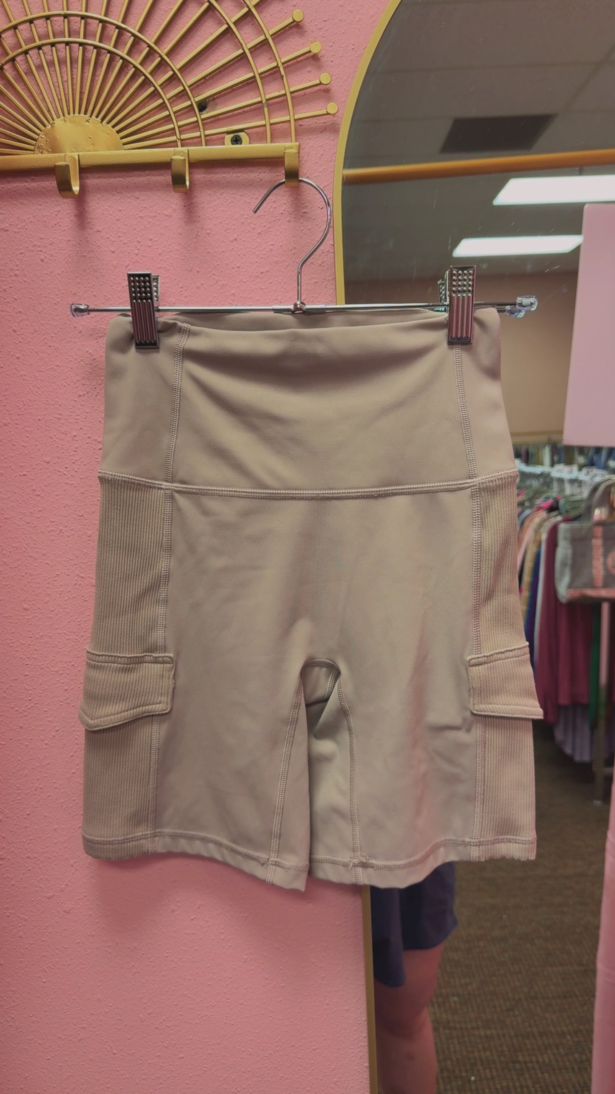 Aerie OFFLINE Cargo Biker Shorts Size Small