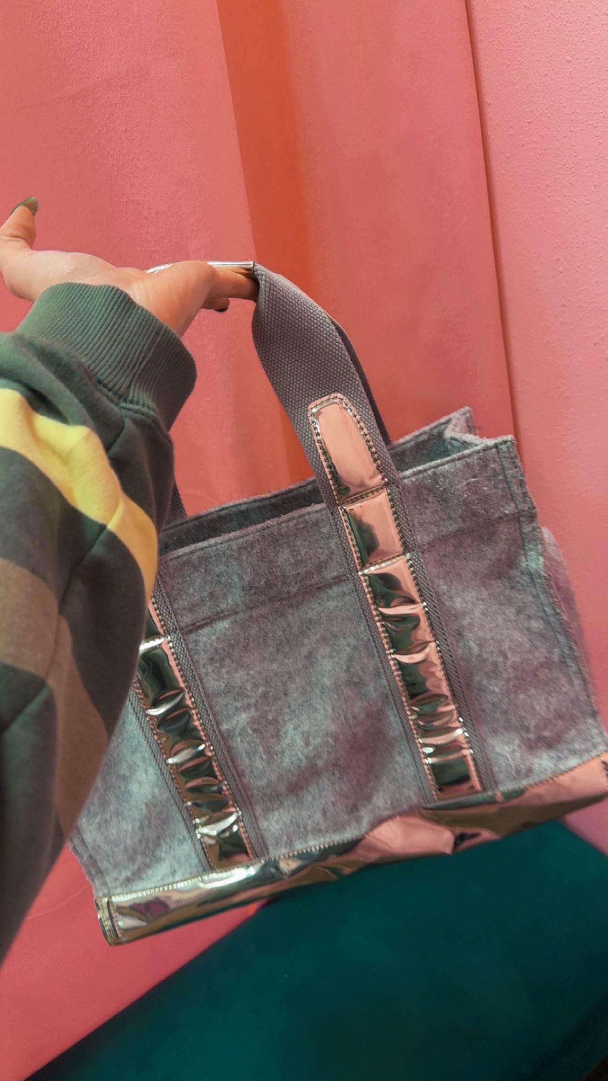 Tory Burch Wool Tote Retails $260