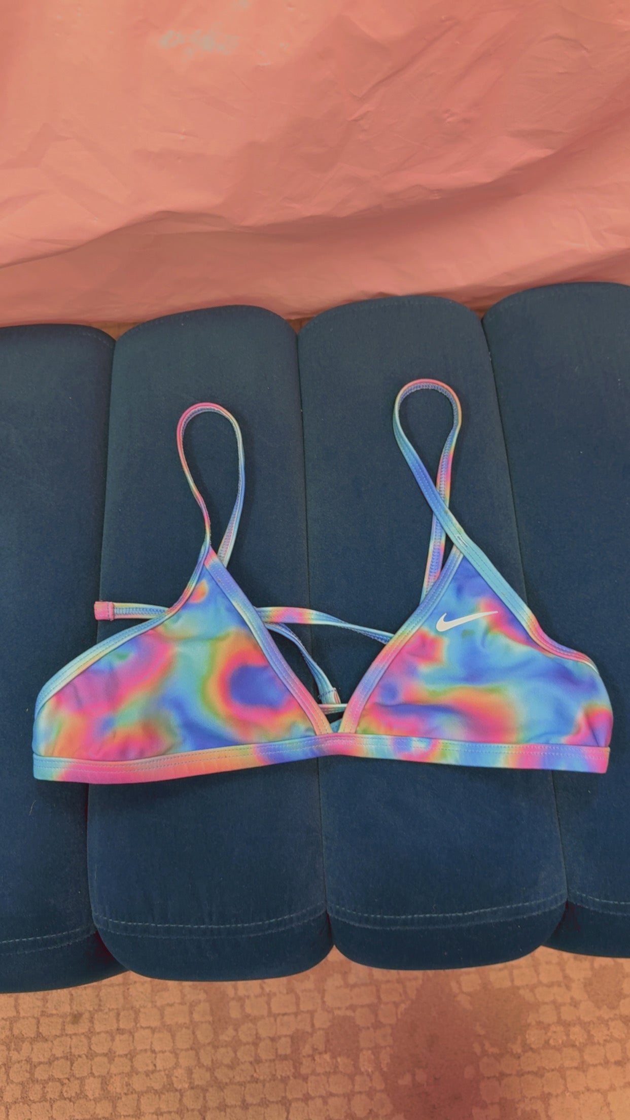 Nike Hydrastrong Swim Top Size Small