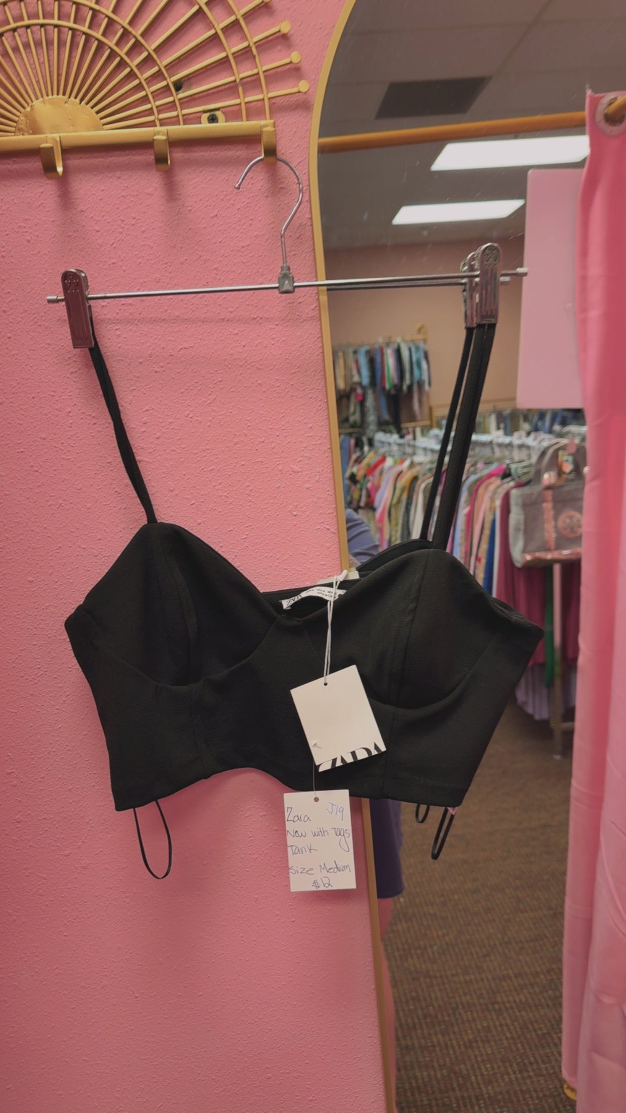 Zara NEW WITH TAGS Tank Size Medium