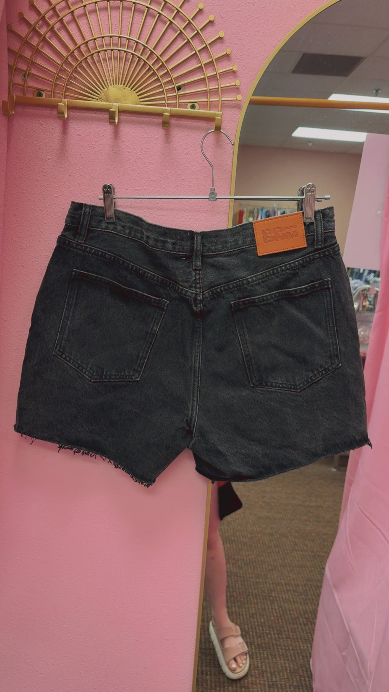 Princess Polly Crossover Waist Shorts Size 10