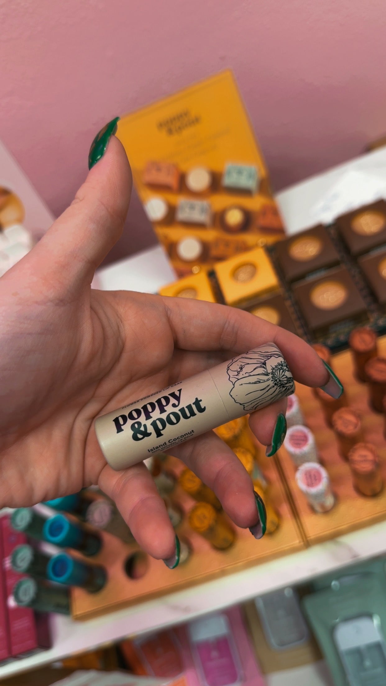 Poppy+Pout 100% Natural Lip Balm- Island Coconut