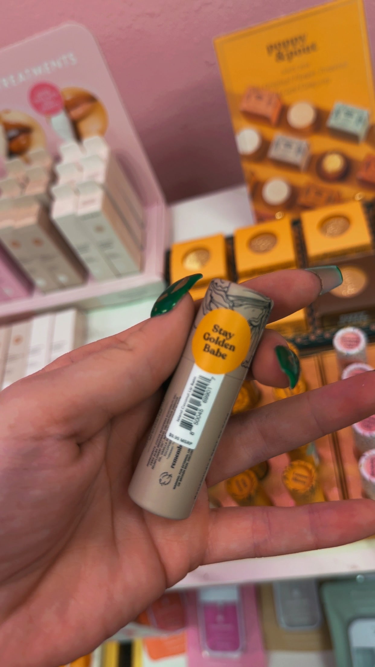 Poppy+Pout 100% Natural Lip Balm- Island Coconut