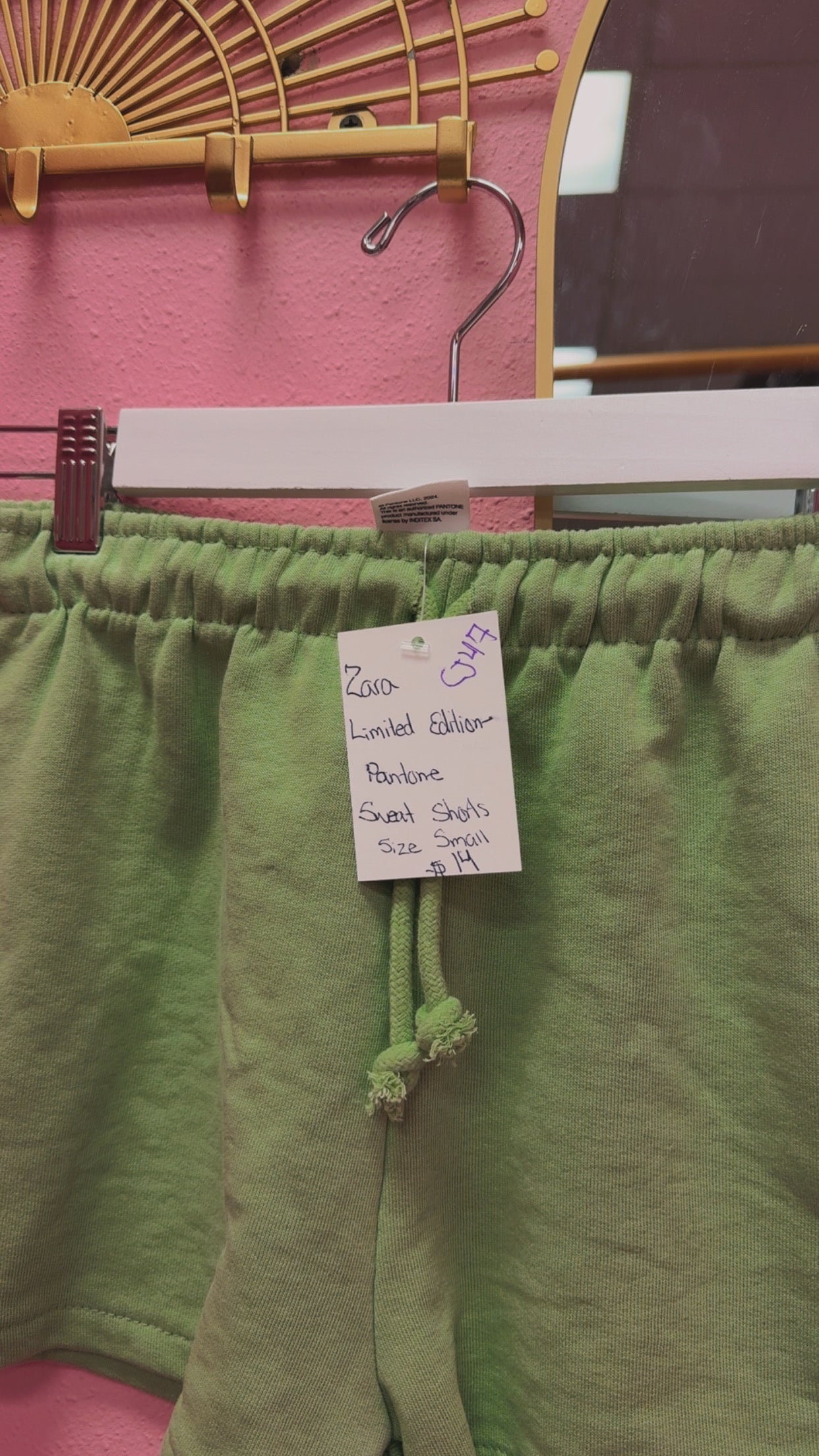 Zara X Pantone Shorts Size Small