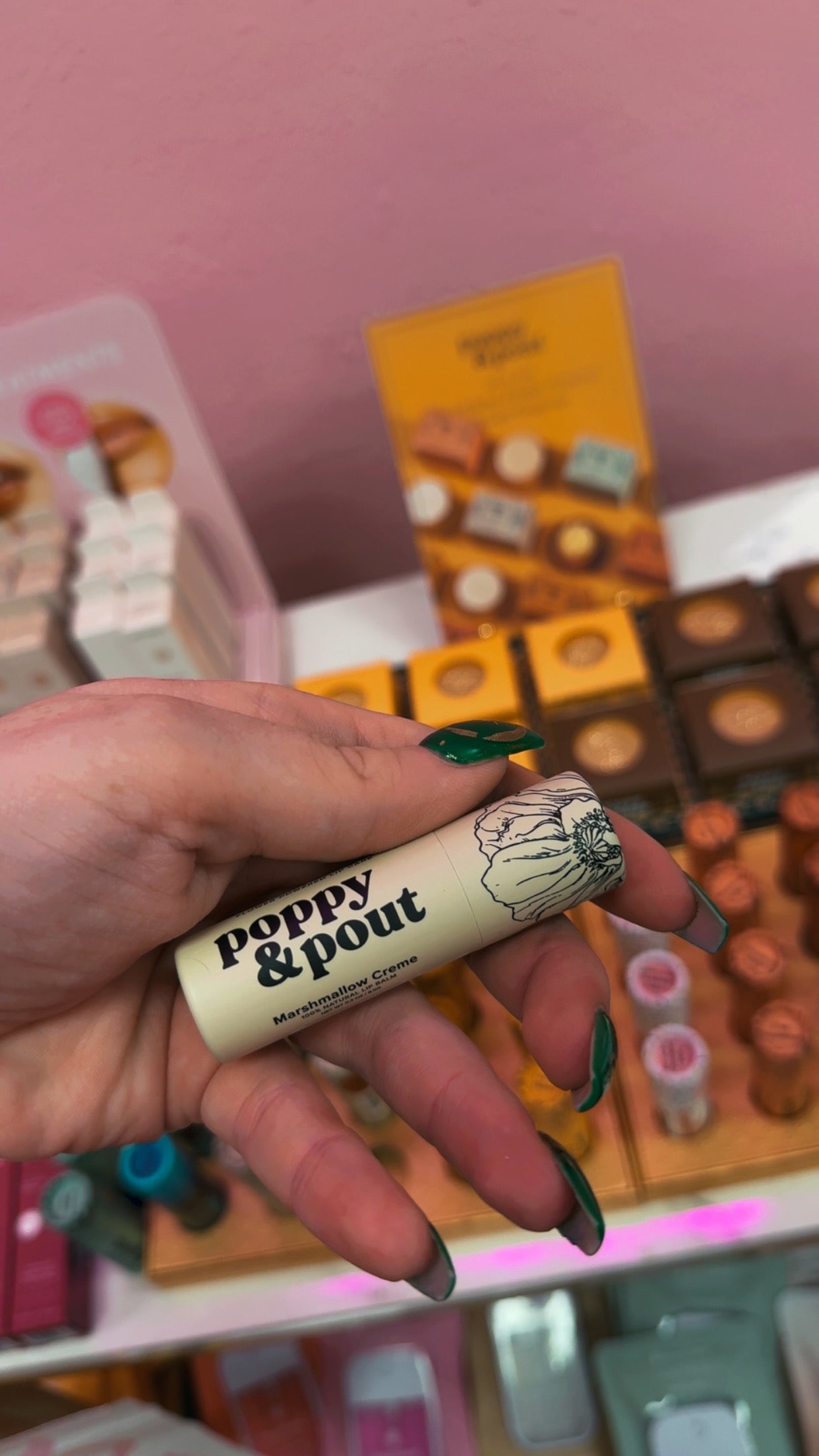 Poppy+Pout 100% Natural Lip Balm- Marshmallow Creme