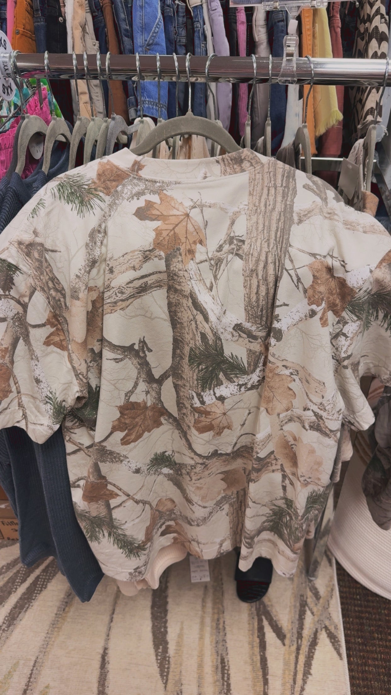 Hollister Camo CourtJThrifts Merch Tee- Light