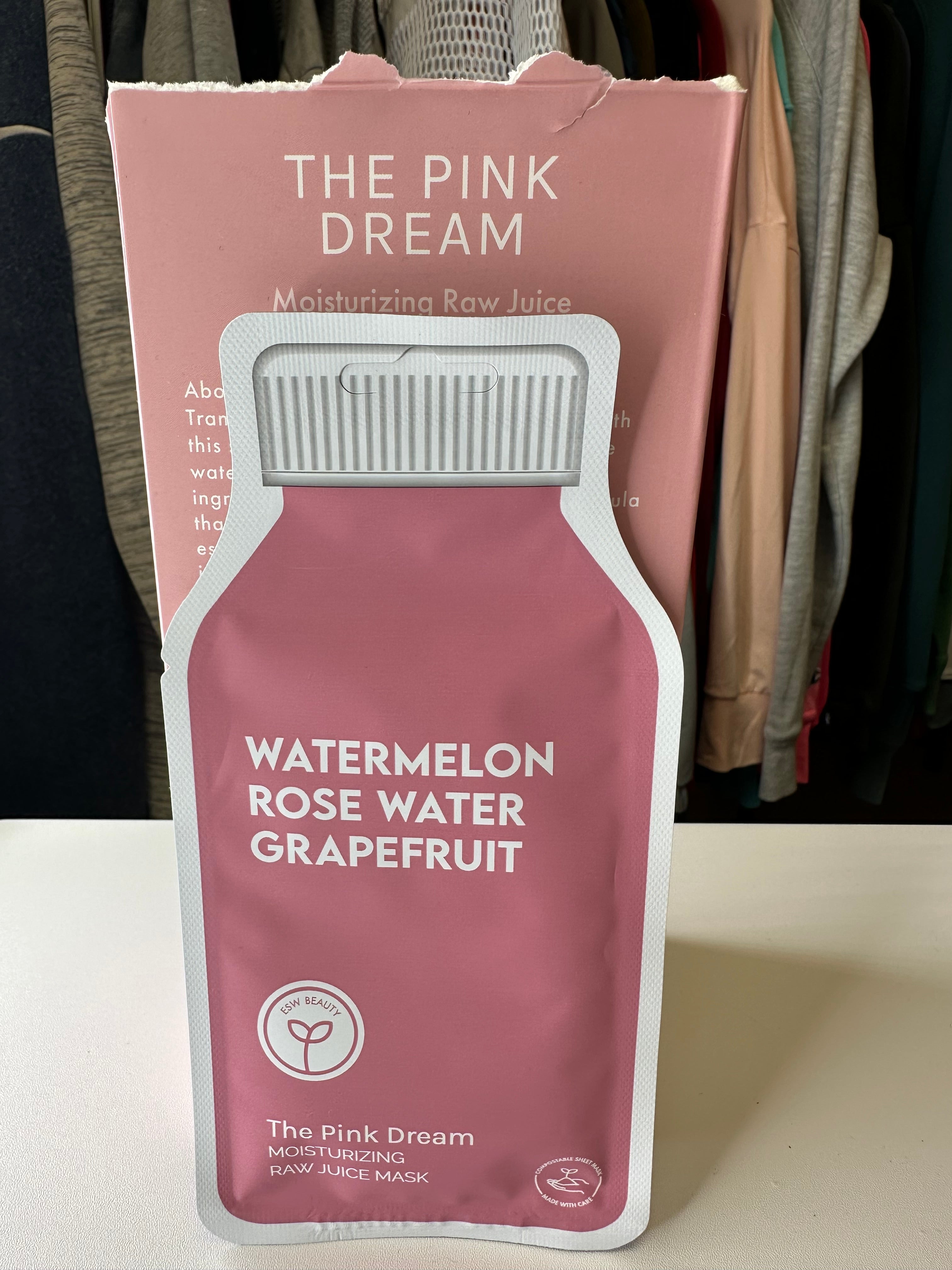 ESW Beauty Face Mask- Watermelon Rose Water Grapefruit