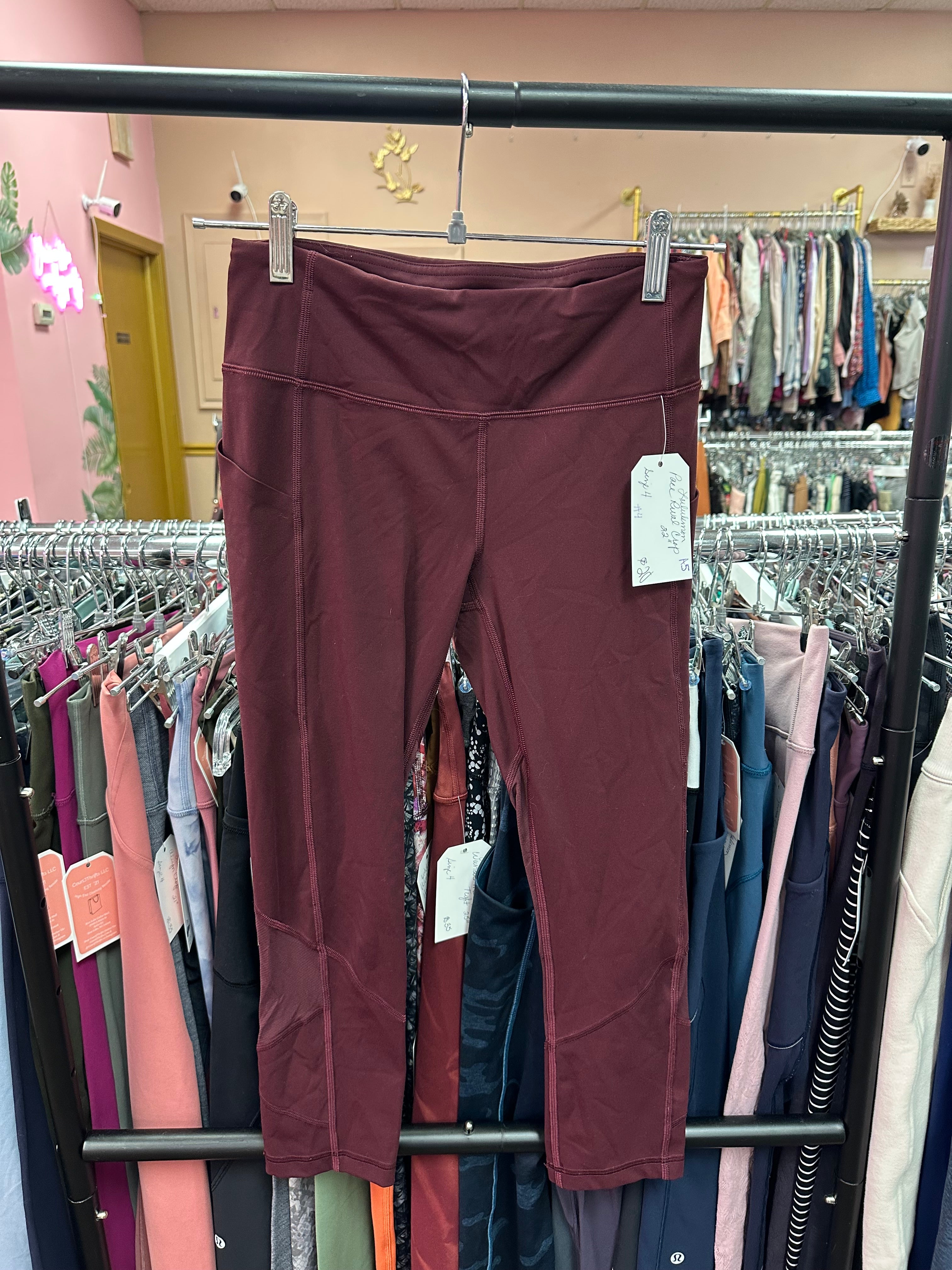 Lululemon Pace Rival Crop “22 Size 4