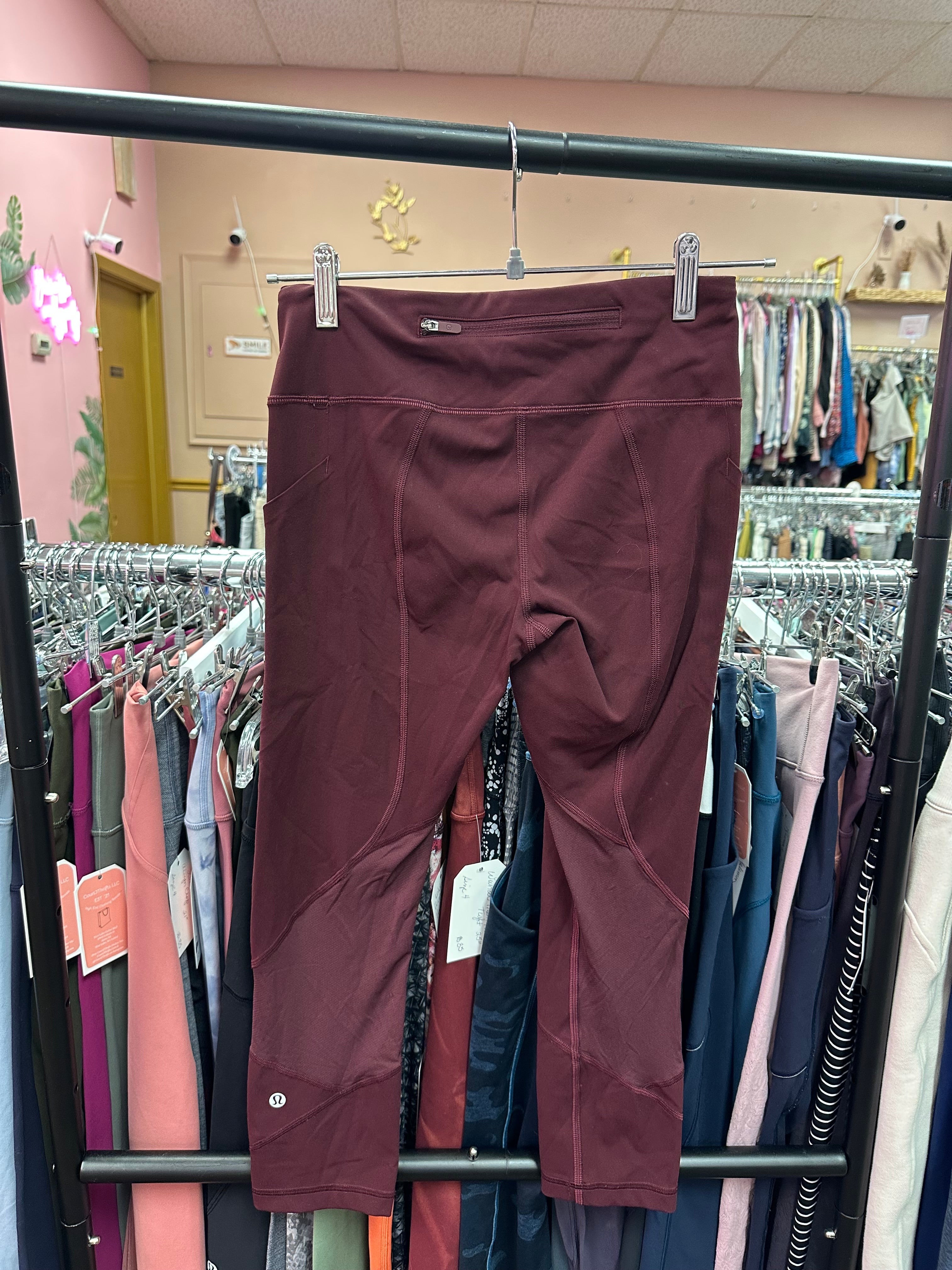 Lululemon Pace Rival Crop “22 Size 4