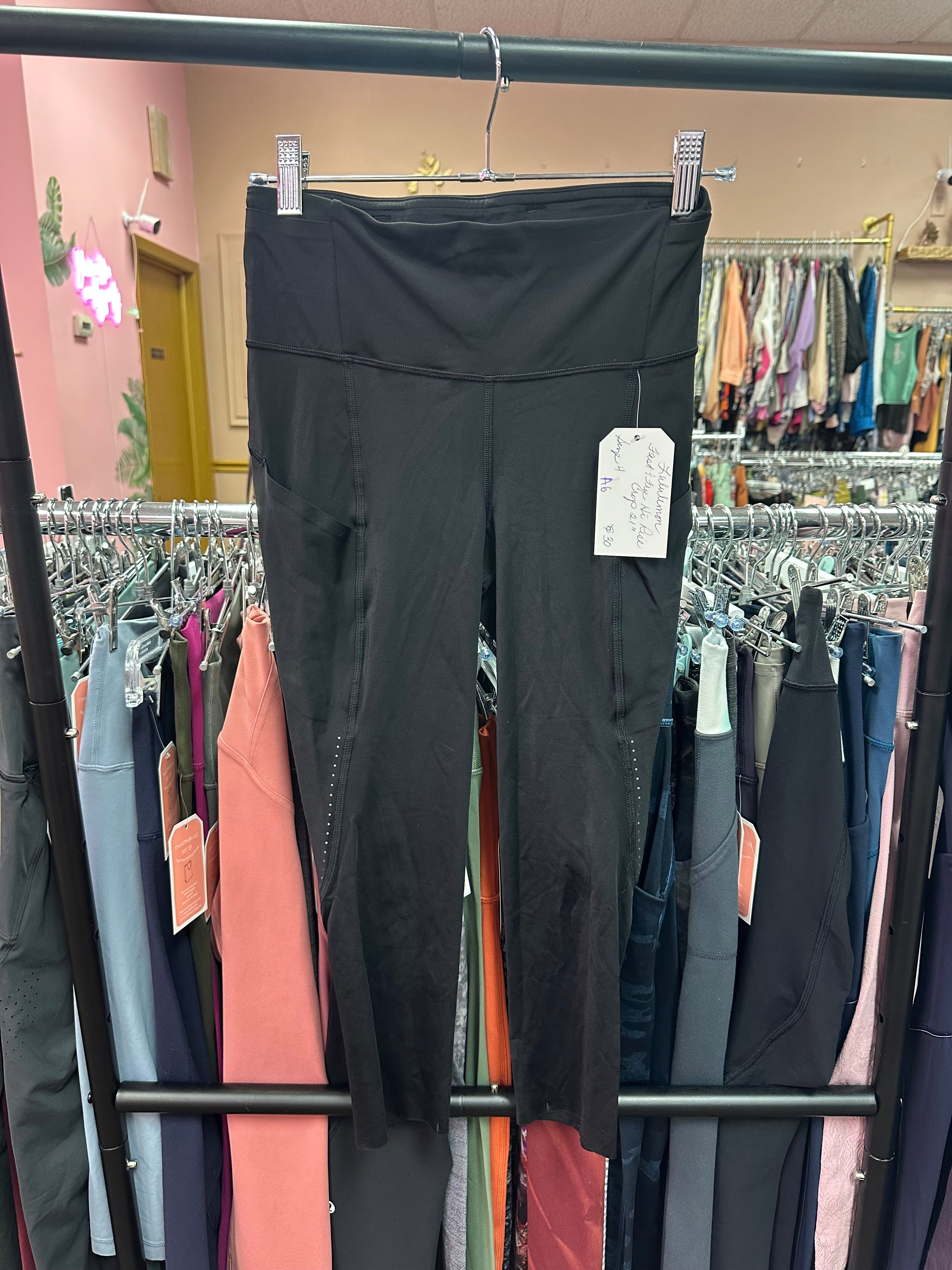 Lululemon Fast And Free Hi Rise Crop “21 Size 4