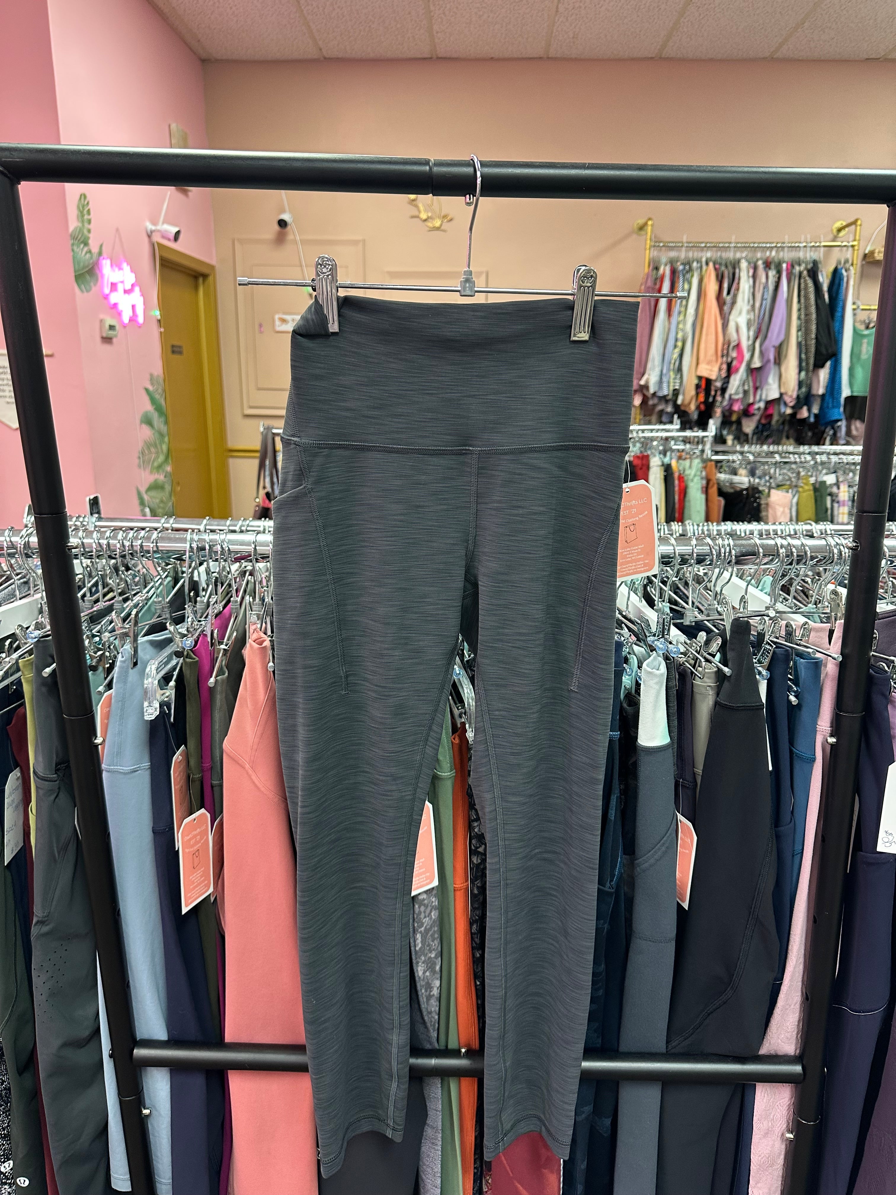 Lululemon Wonder Train Hi Rise Crop Size 4