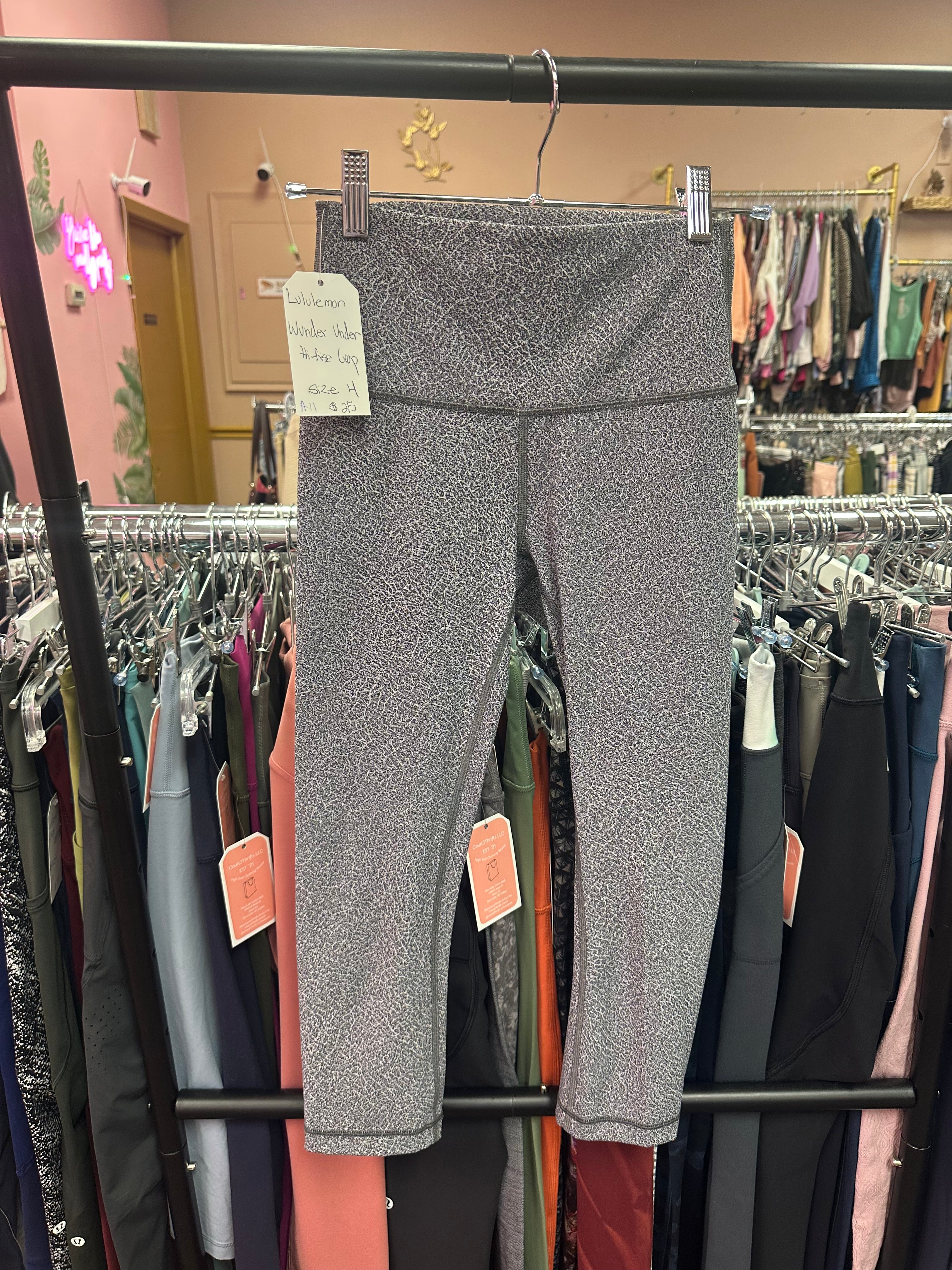 Lululemon Wunder Under Hi Rise Crop Size 4