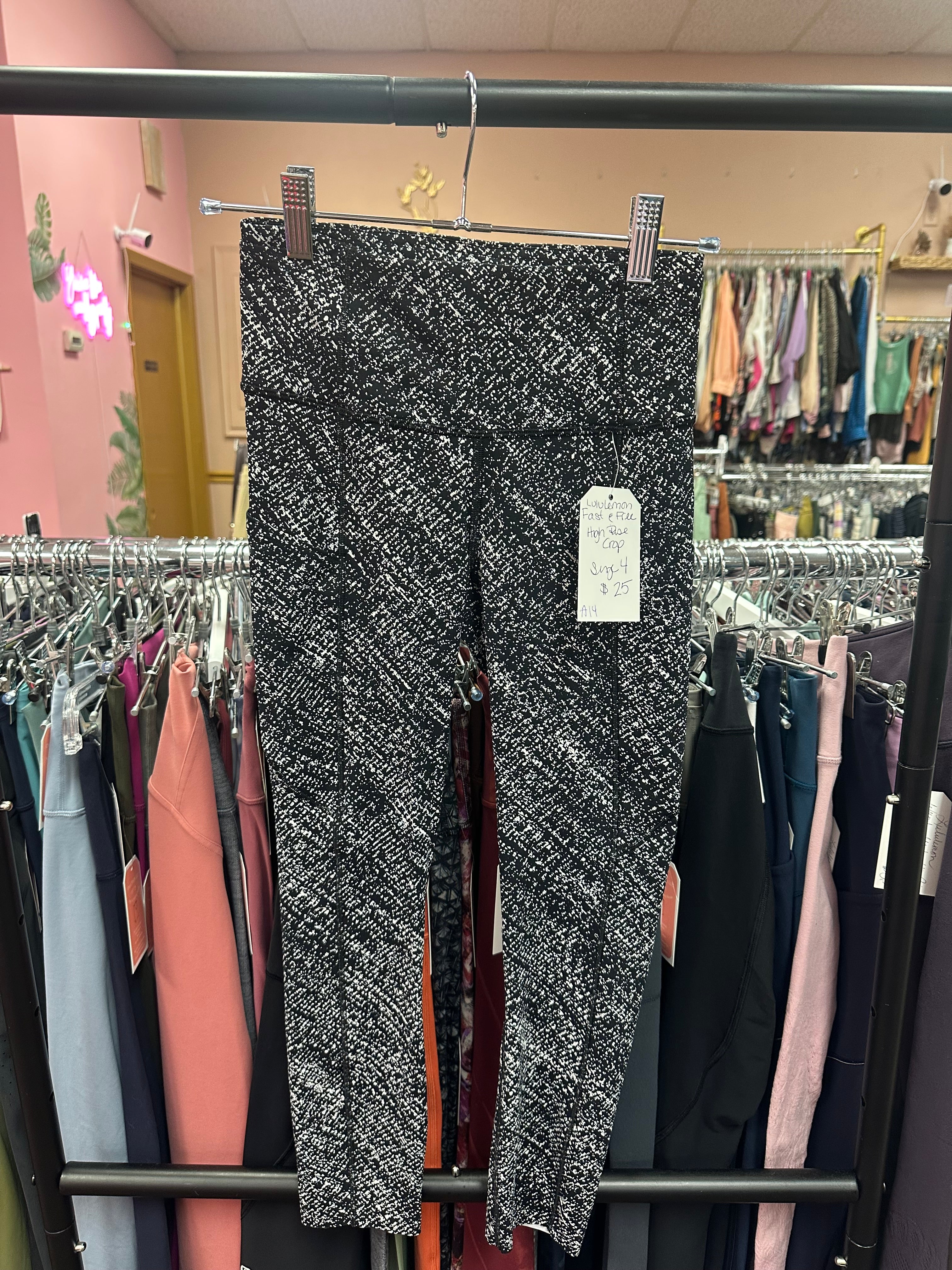 Lululemon Fast & Free High Rise Crop Size 4