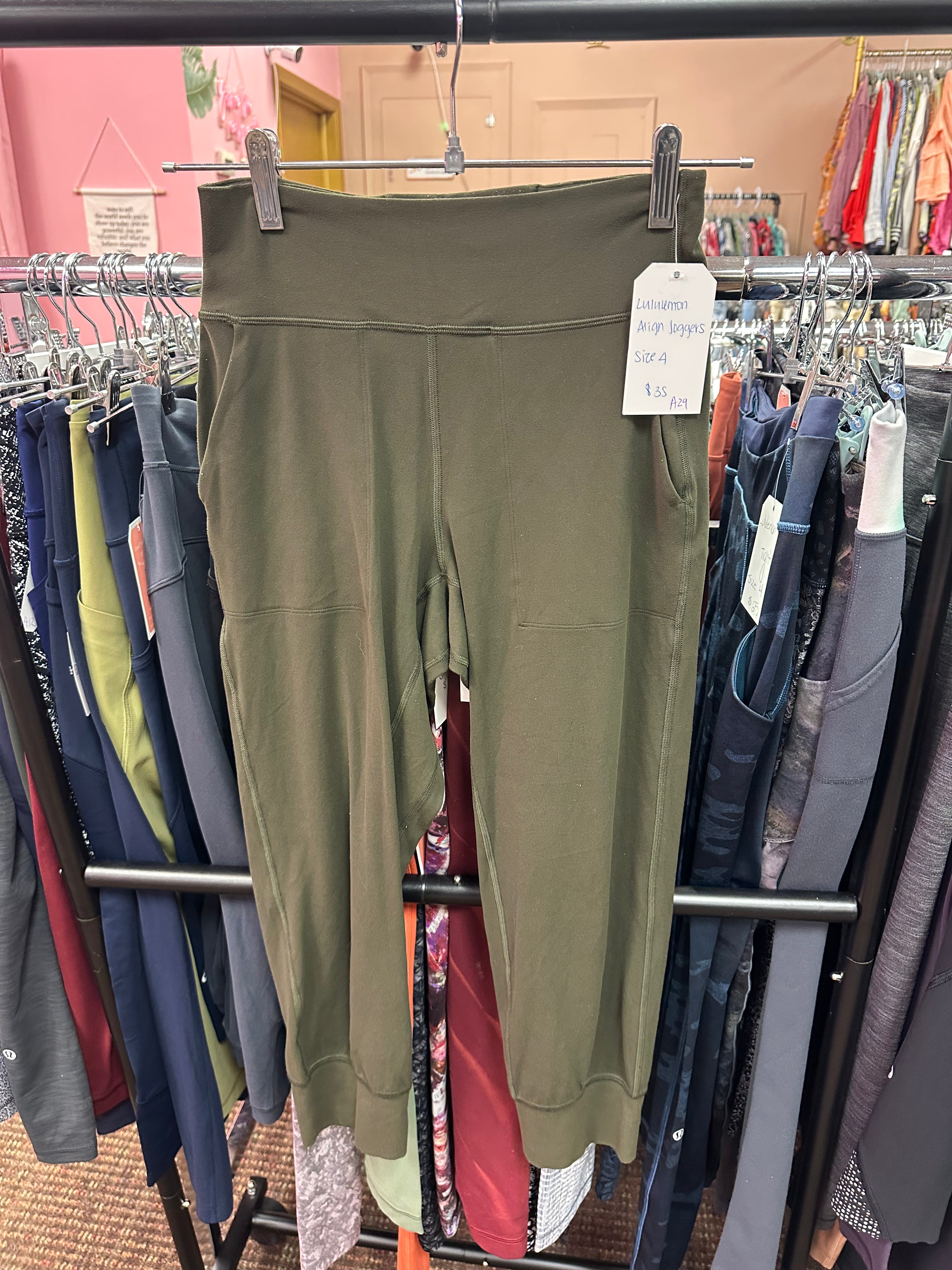 Lululemon Align Joggers Crop Size 4