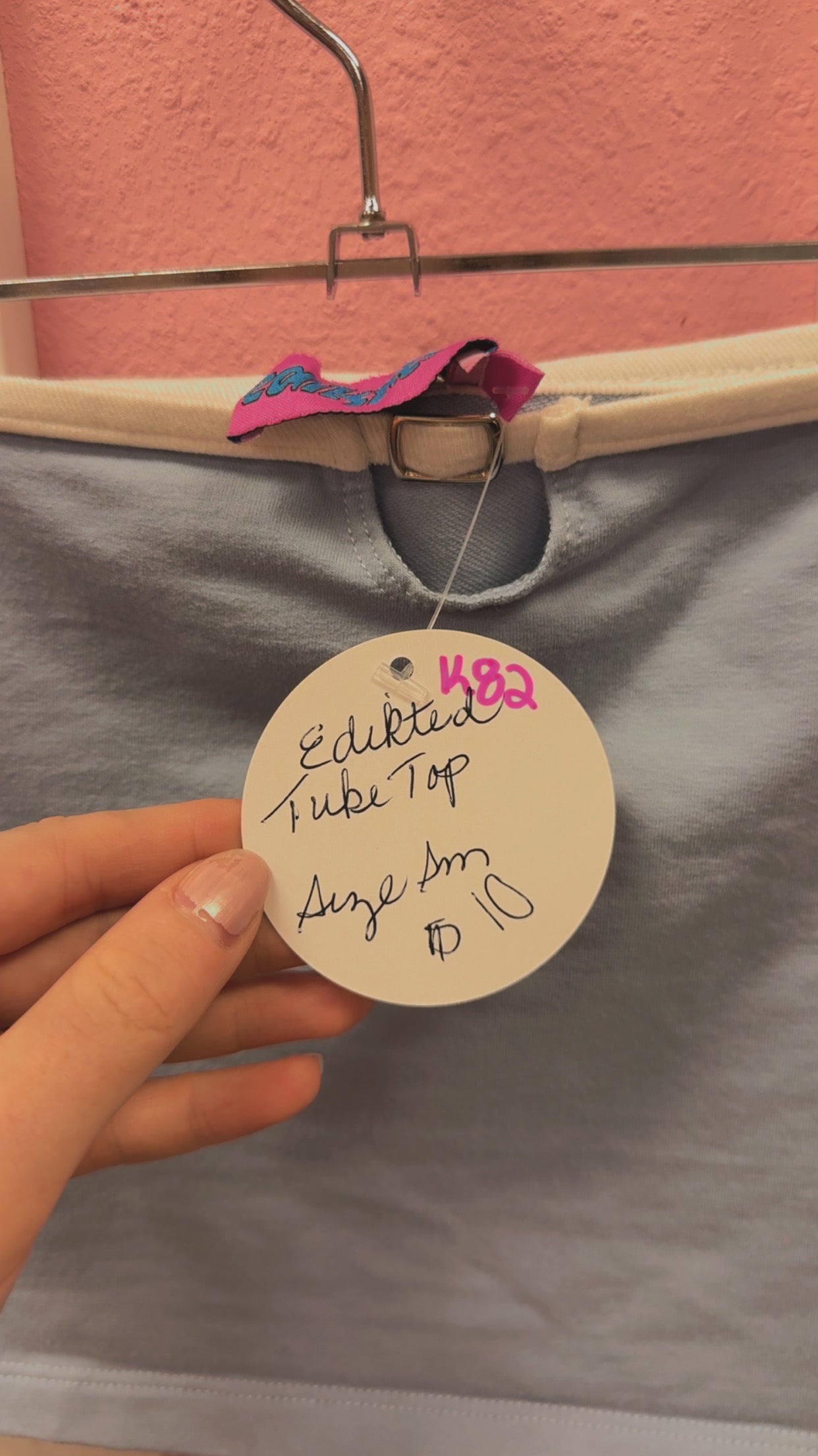 Edikted Tube Top Size Small