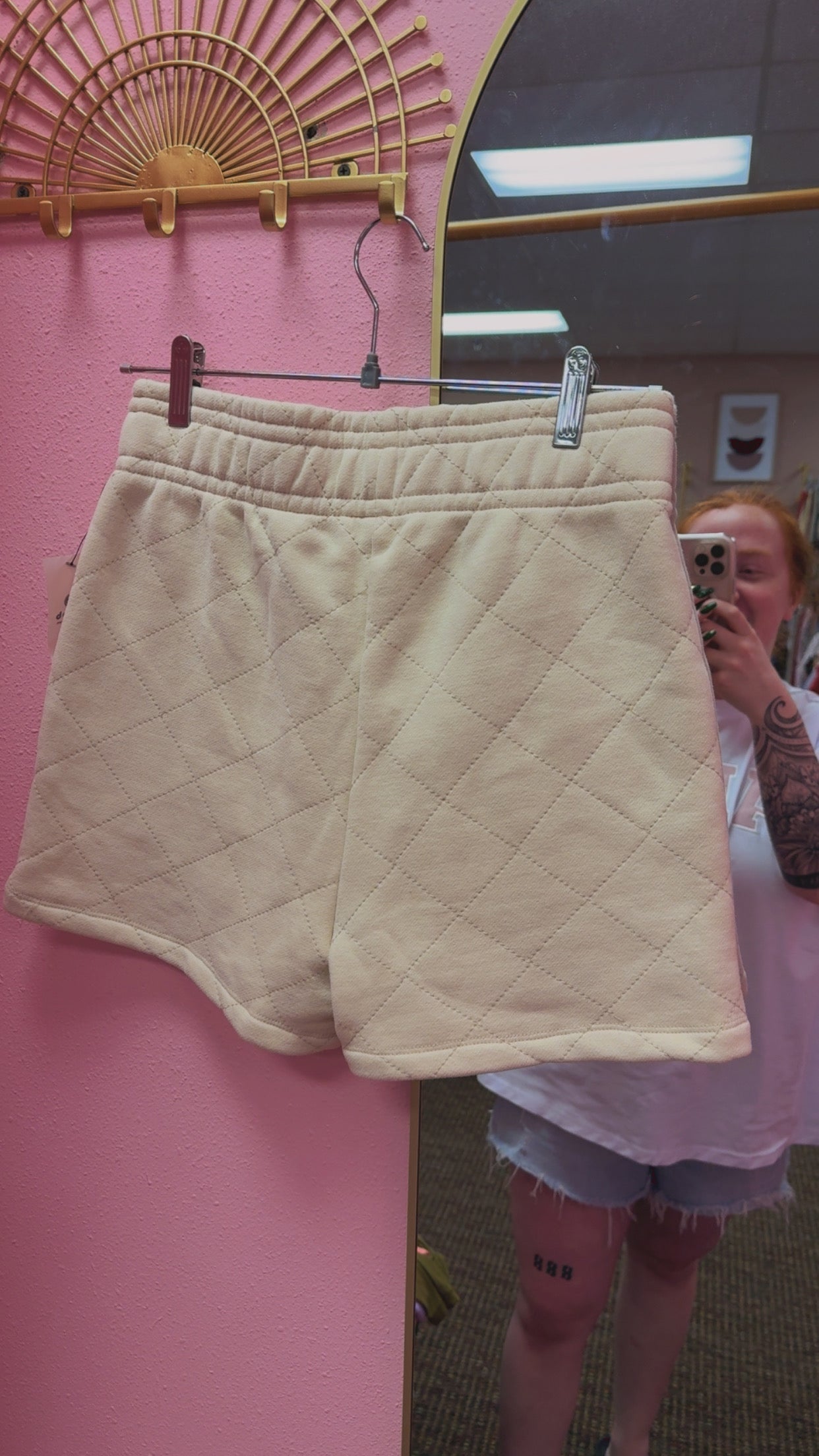 Mono B NEW WITH TAGS Quilted Shorts Size Small