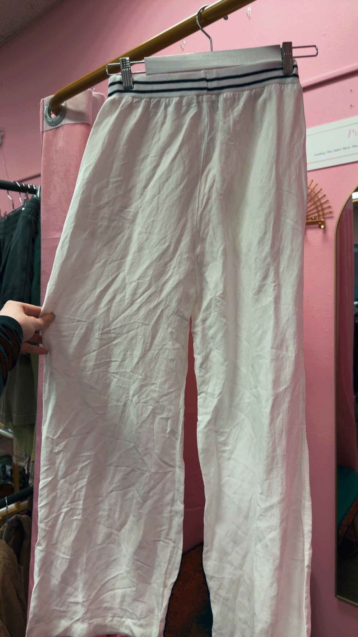 Anthropologie Sundry NWT Linen Pants Size 0