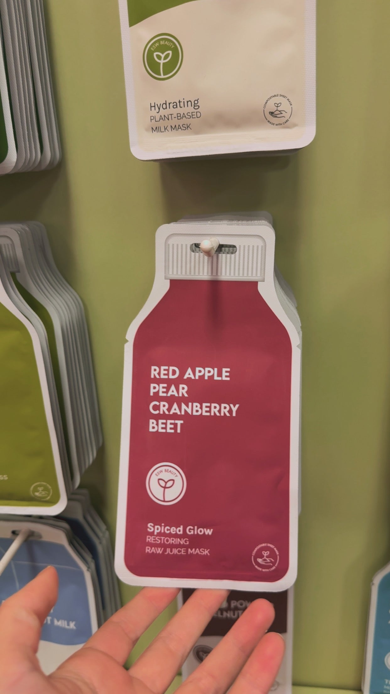 ESW Beauty Face Mask- Red Apple Pear Cranberry Beet