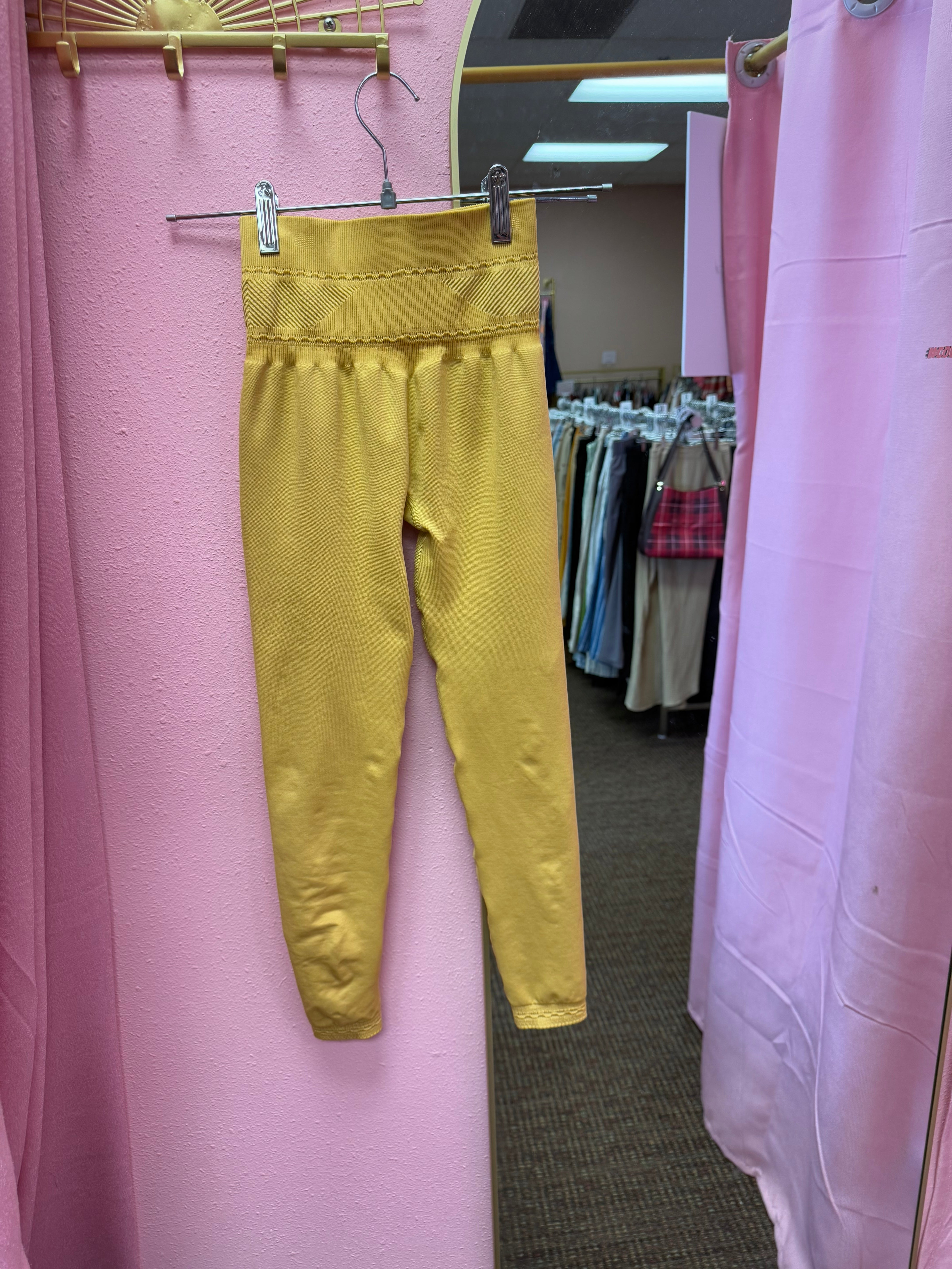 Gymshark Yellow Seamless Tight Size XS