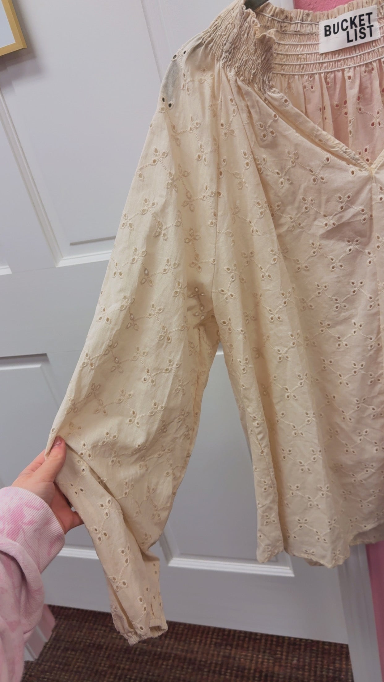 Bucketlist 100% Cotton Boho Top Size Large