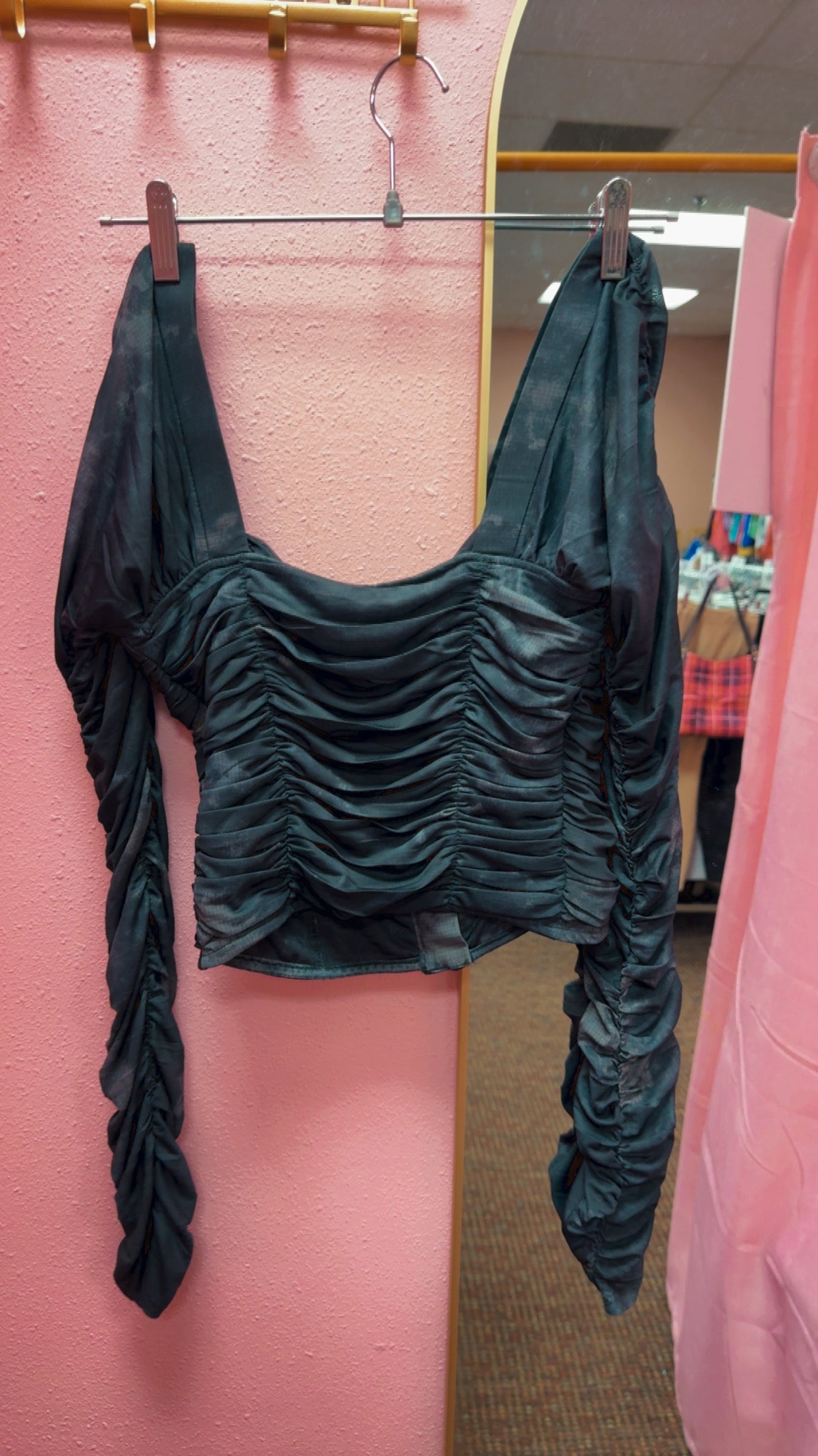 Free People Corset Style Long Sleeve Size Small