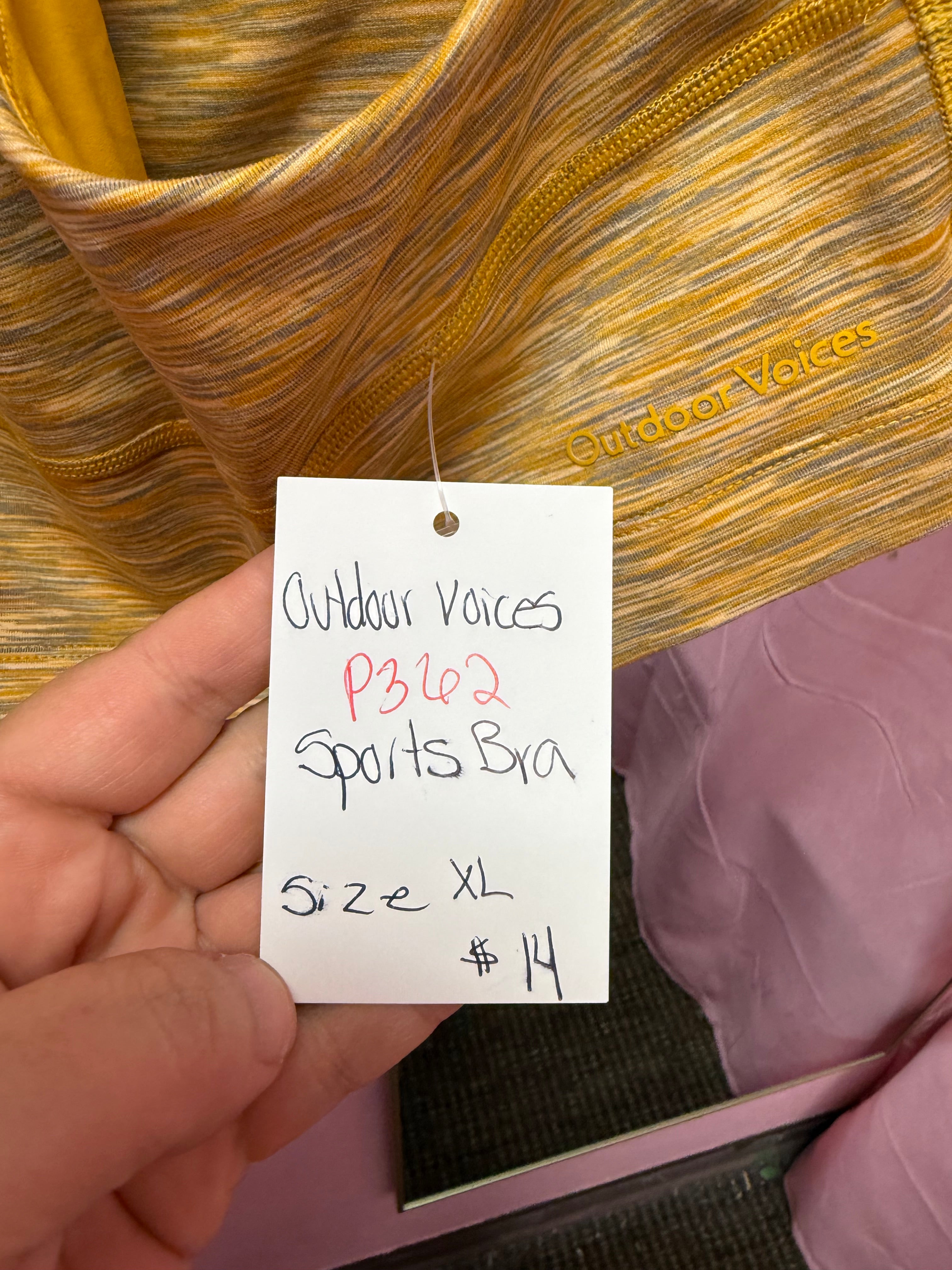 Outdoor Voices Sports Bra Size XL