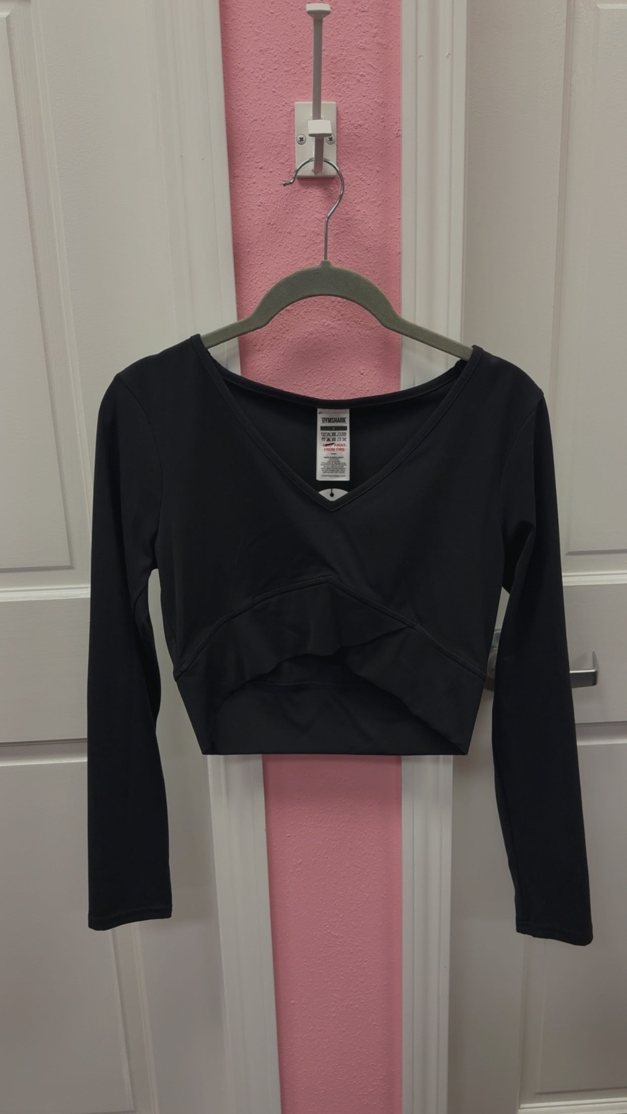 Gymshark Black Long Sleeve Size Small