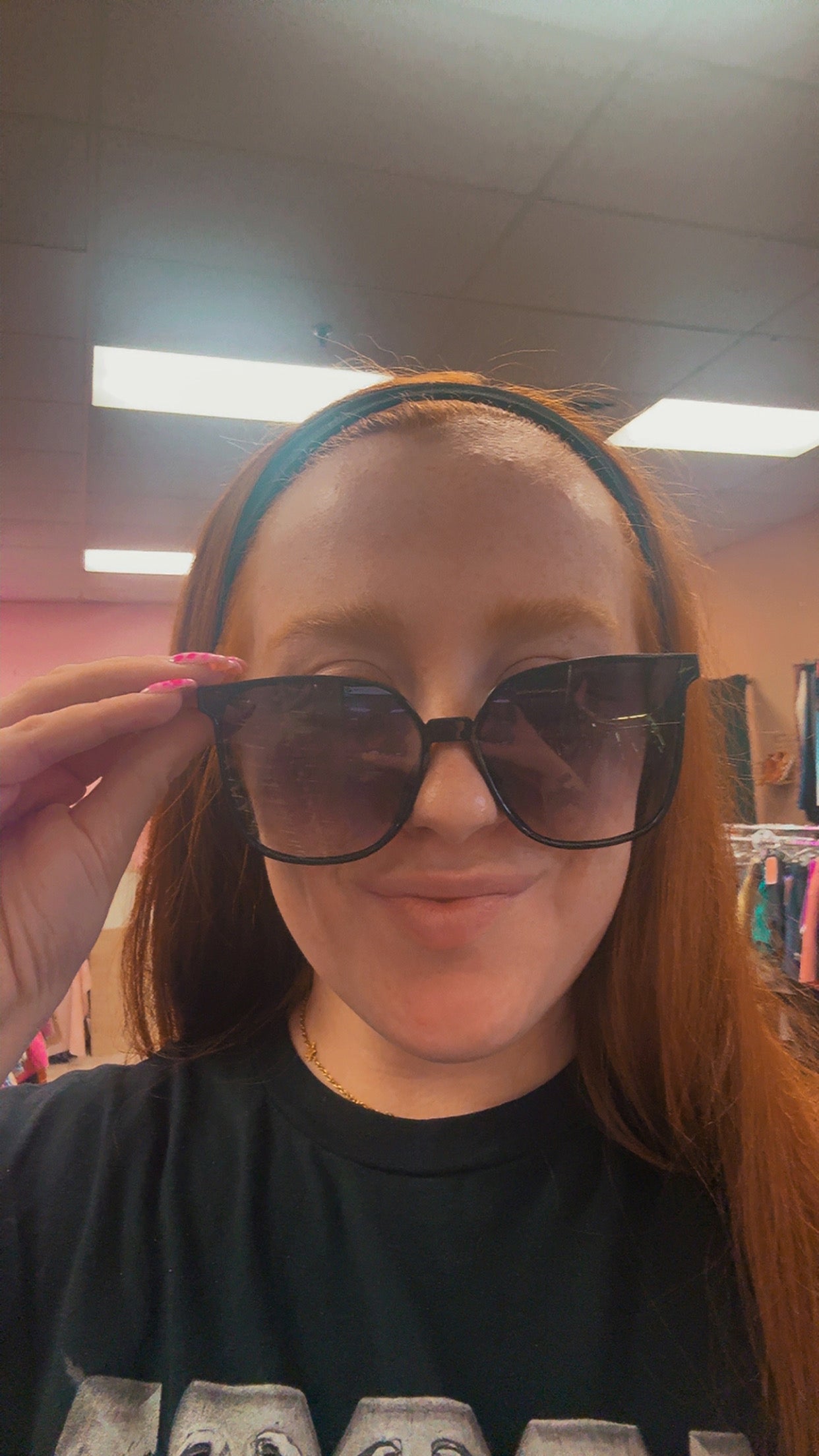 $8 SUNNIES- Black Oversized Ombré