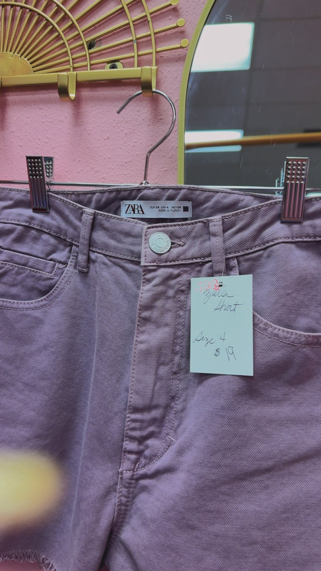 Zara Hi-Rise Shorts Size 4