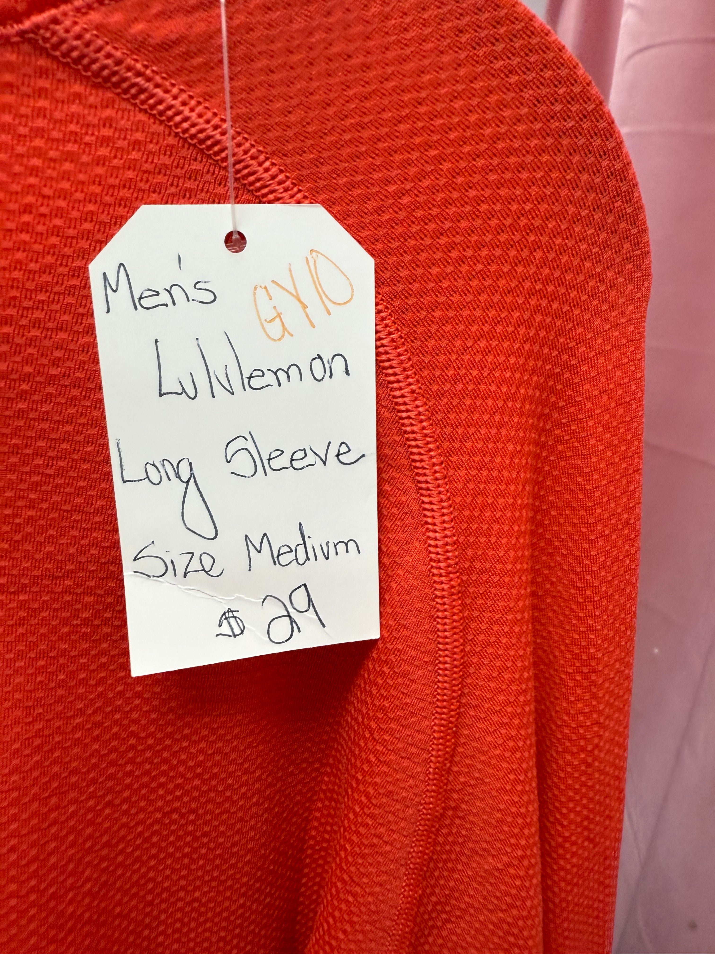 Lululemon Men’s Long Sleeve Medium