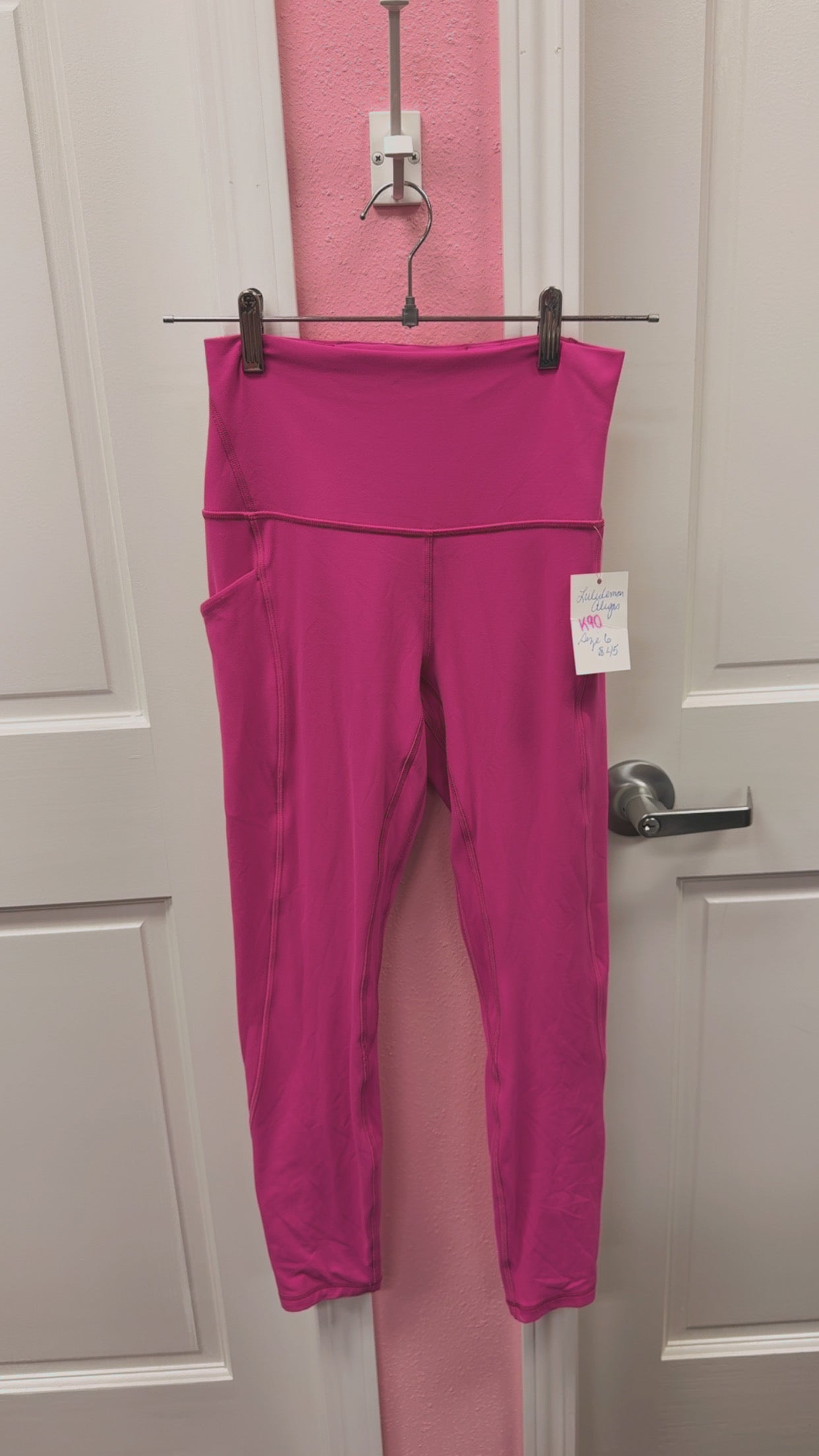 Lulu🍋 Aligns W/Pockets Size 6 “25