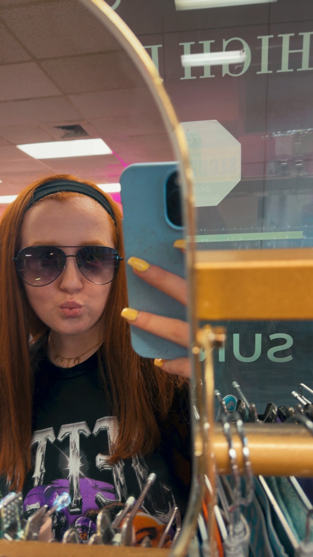$8 SUNNIES- Black Large Aviator - LAST PAIR