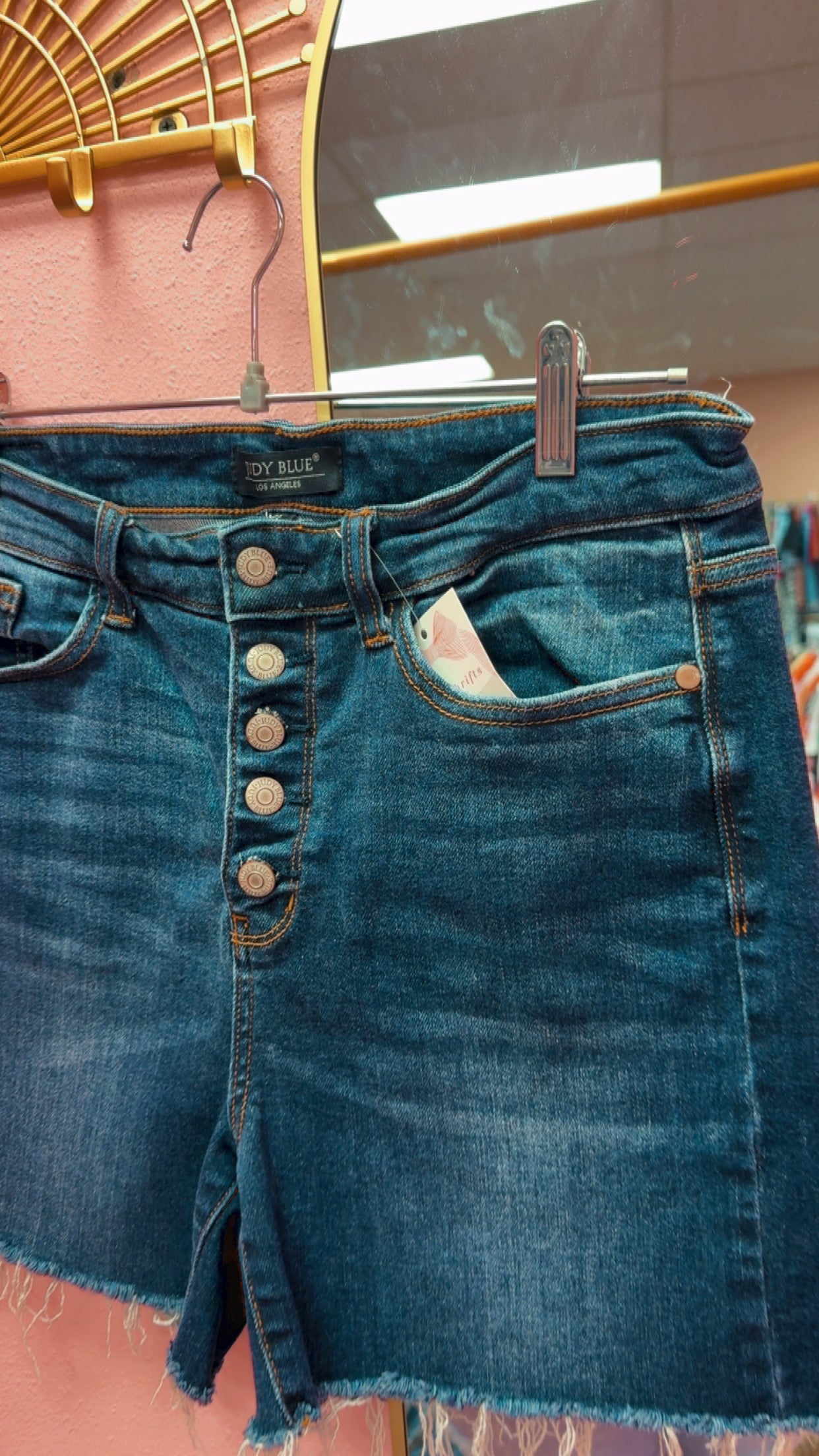 Judy Blue Button Fly Shorts Size XL