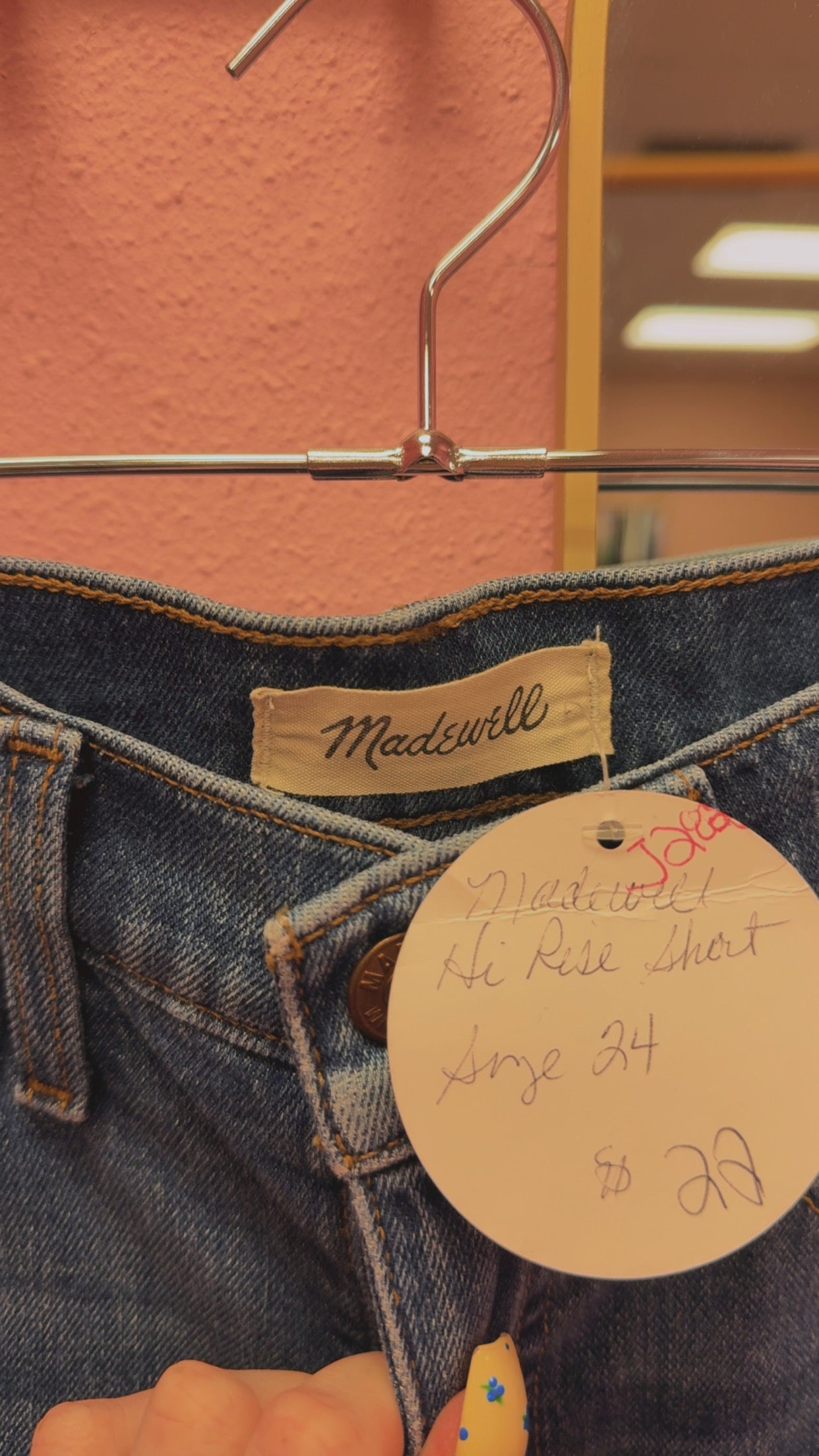 Madewell Hi-Rise Shorts Size 24