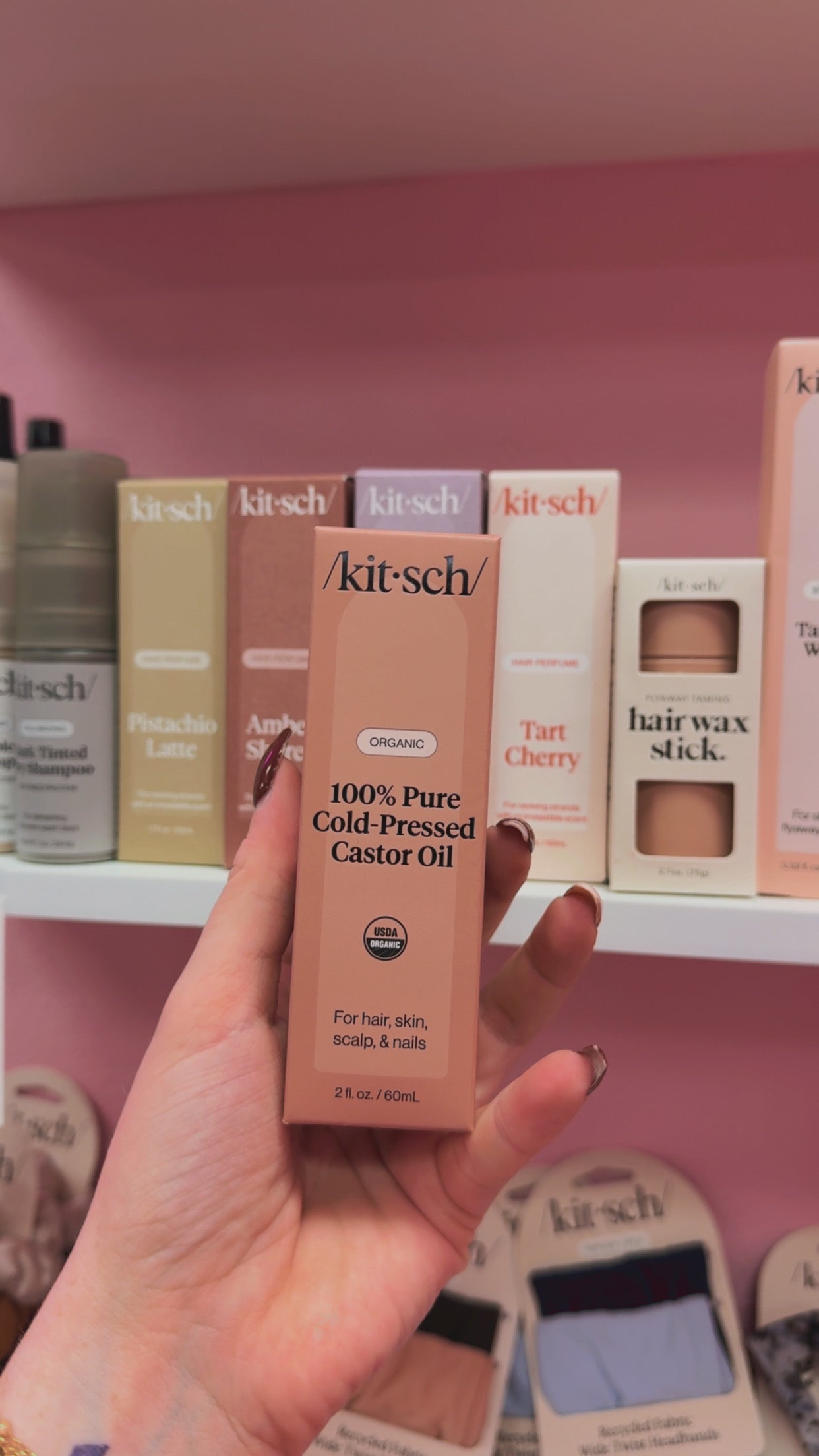 Kit•Sch 100% Cold-Pressed Castor Oil