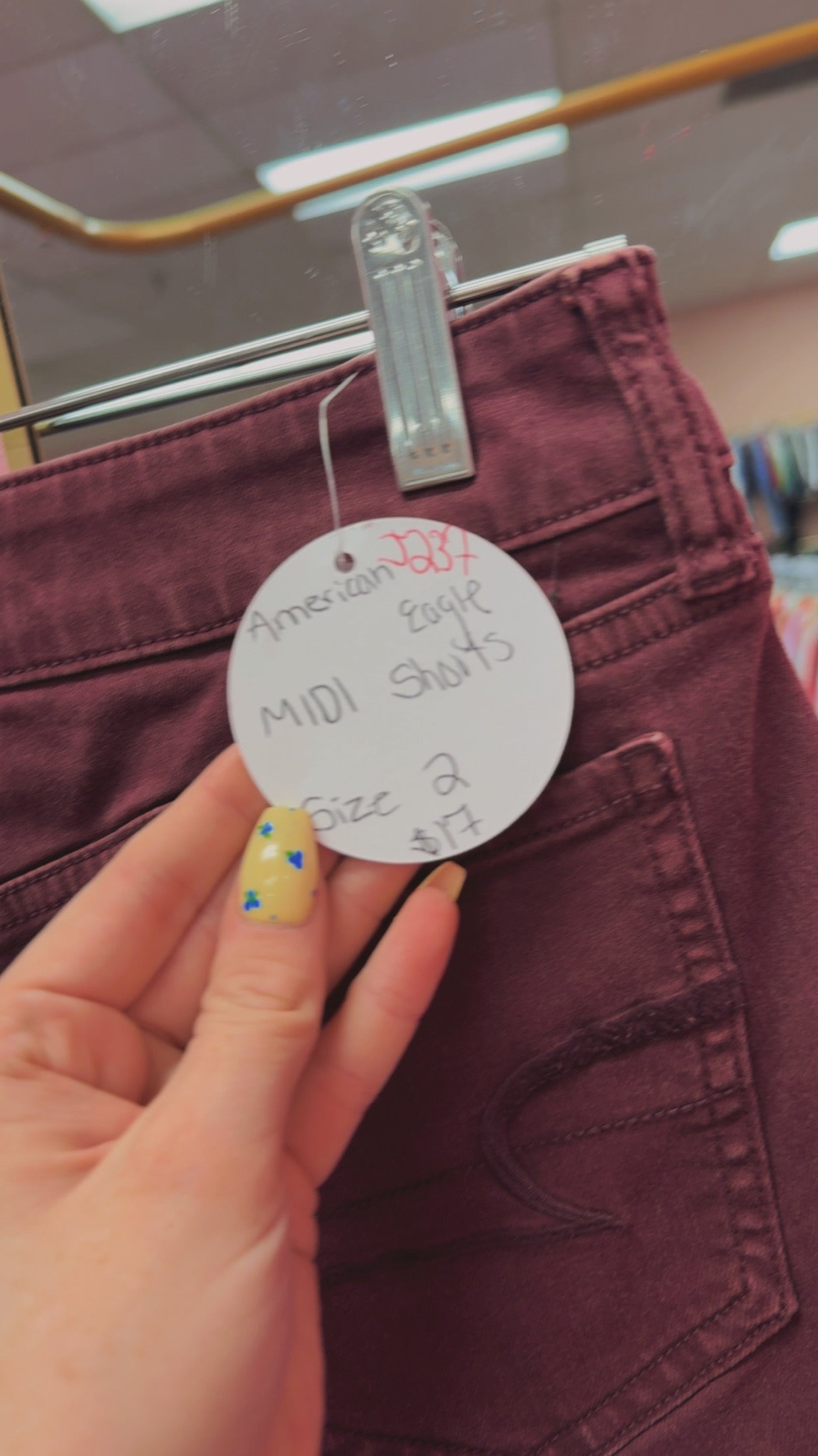 American Eagle MIDI Shorts Size 2