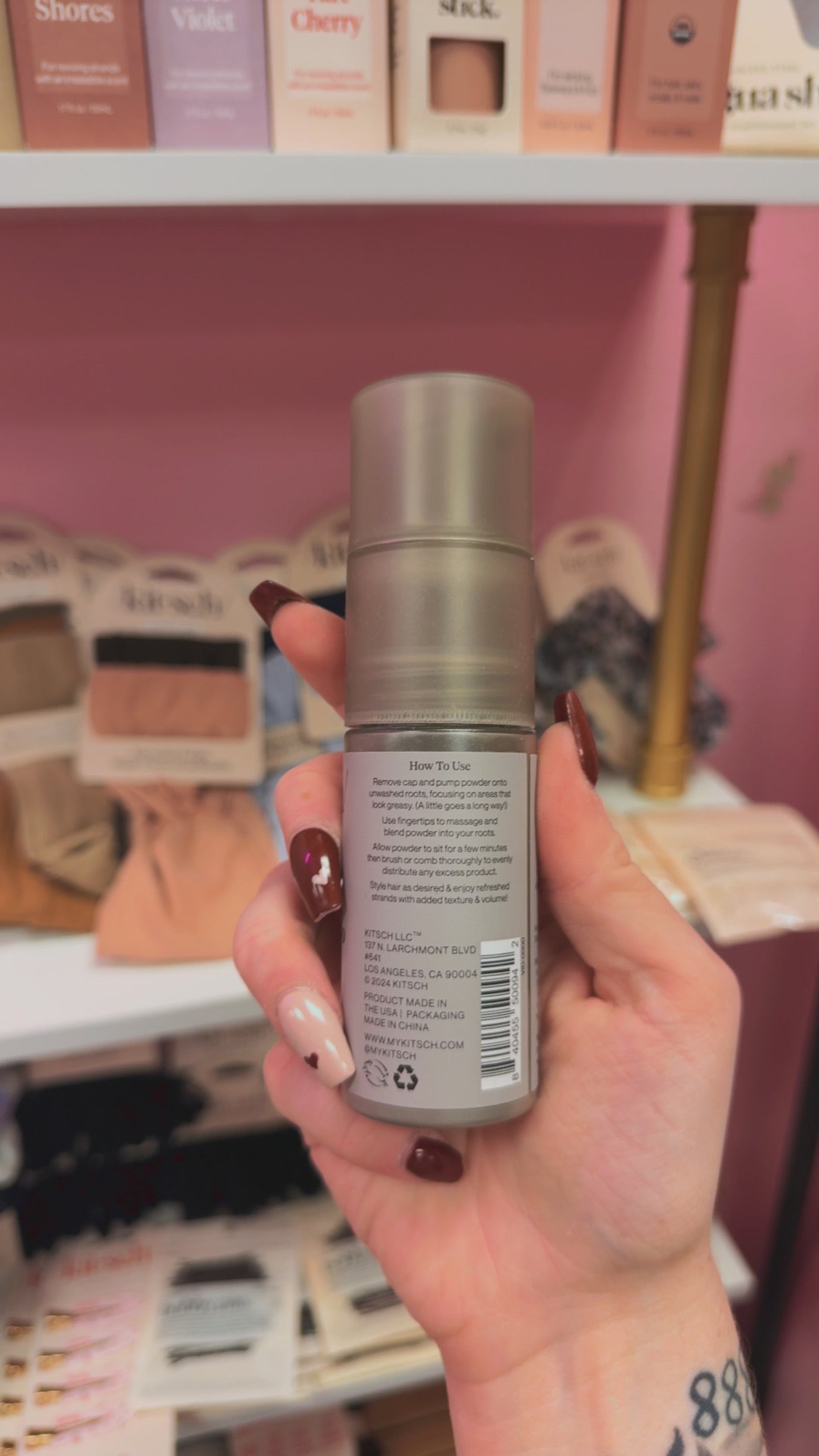 Kit•Sch Volumizing Dark Tinted Dry Shampoo