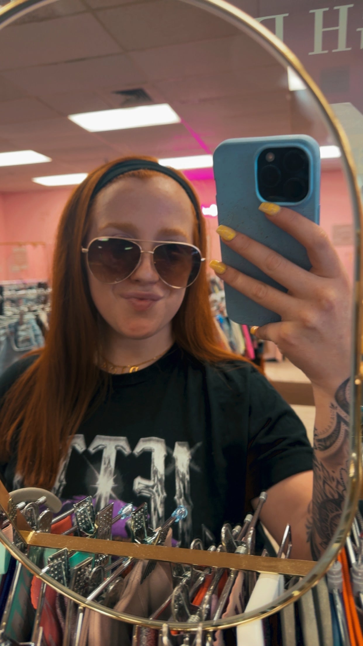 $8 SUNNIES/ Brown & Gold Aviator