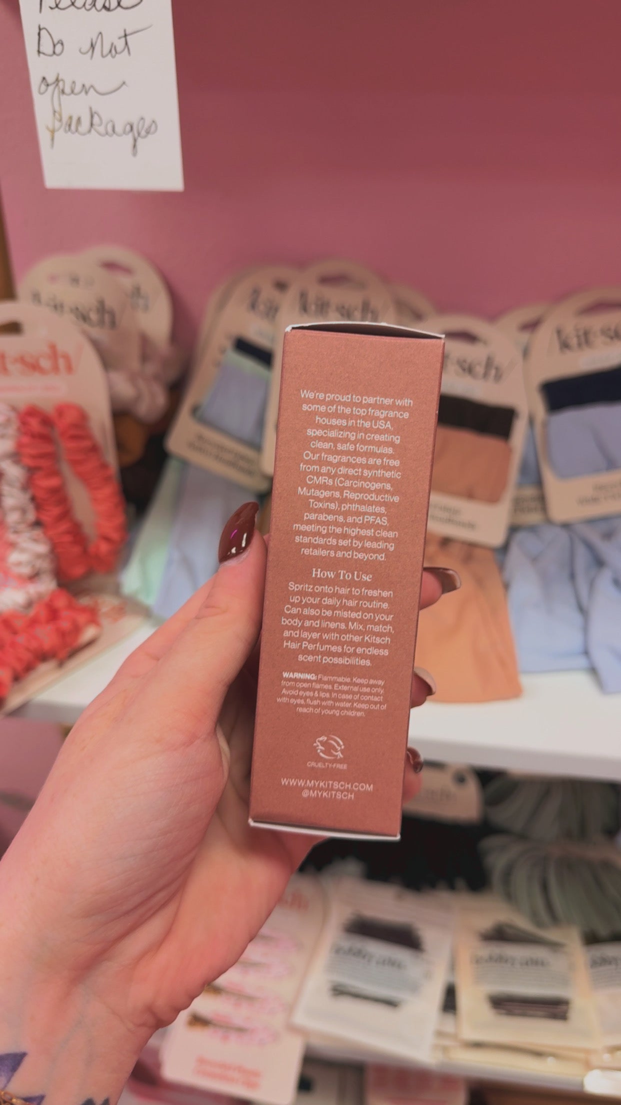 Kit•Sch Amber Shores Hair Perfume