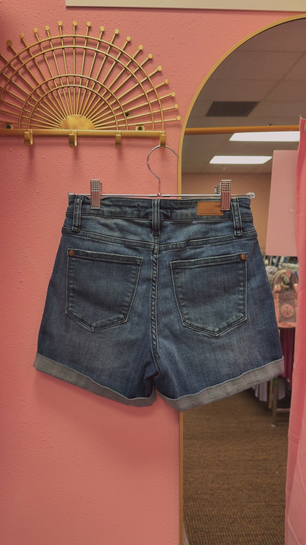Judy Blue Button Fly Shorts Size 25
