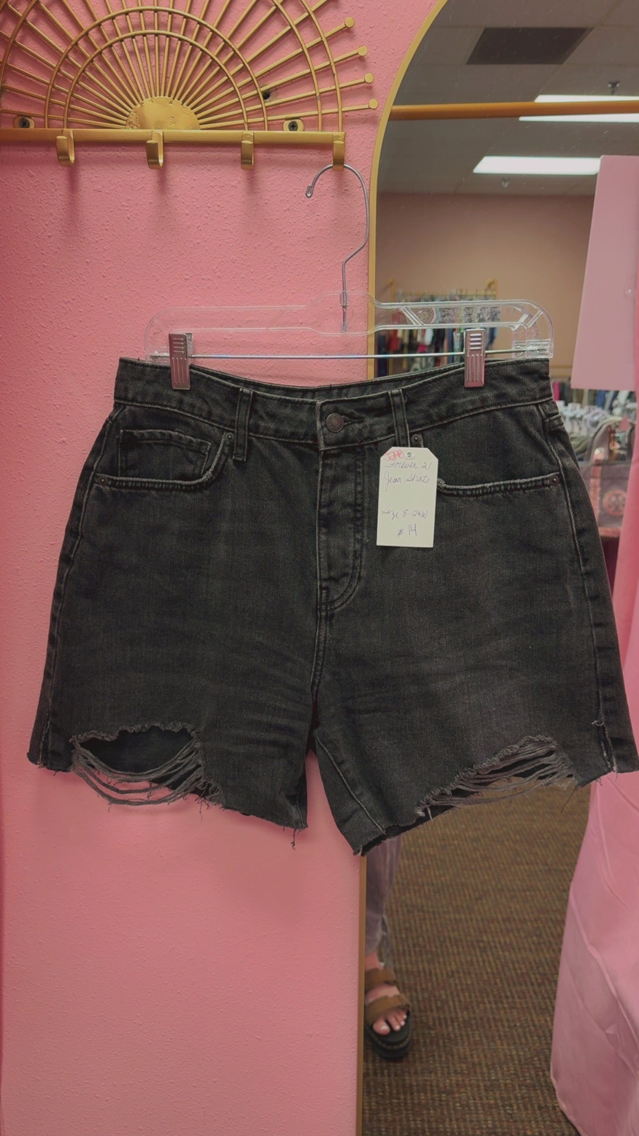 Forever 21 Distressed Shorts Size 8/29 *read description*
