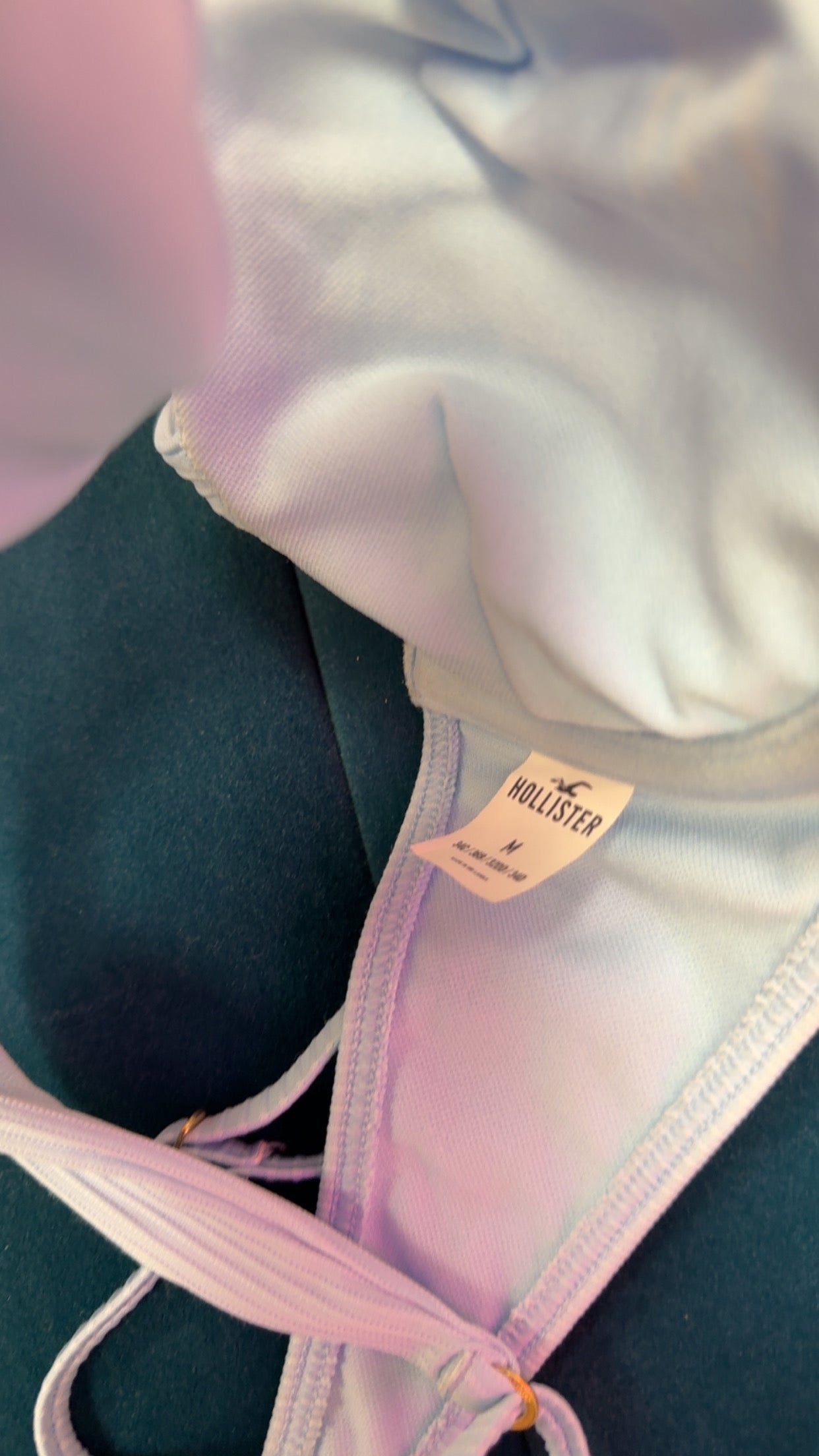 Hollister Swim Top Size Medium