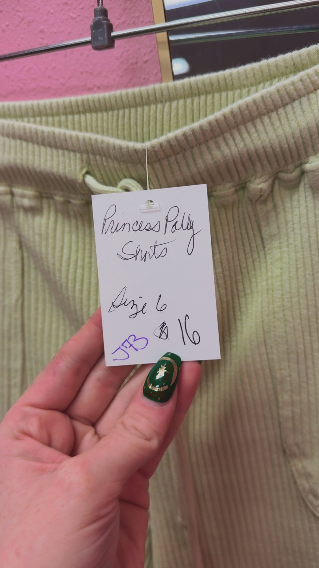 Princess Polly Ribbed Shorts Size 6